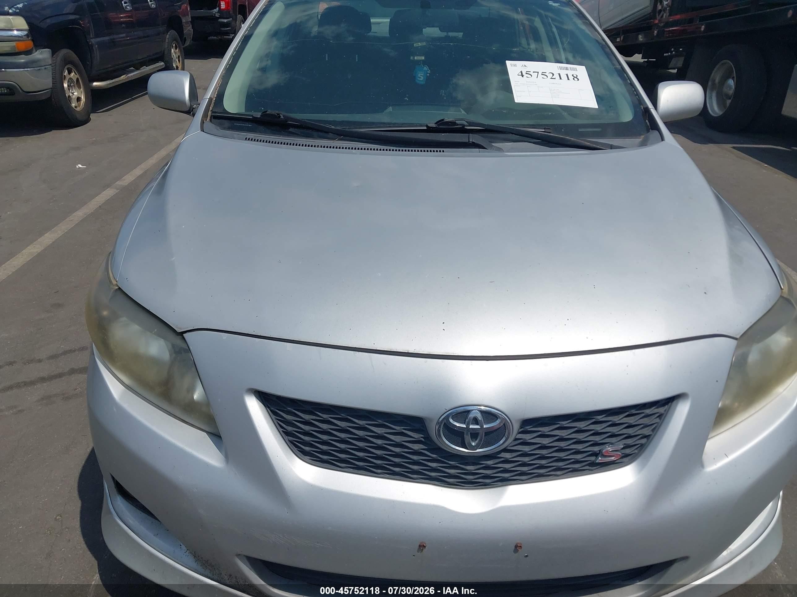 2010 Toyota Corolla S Gray vin: 1NXBU4EE5AZ257900