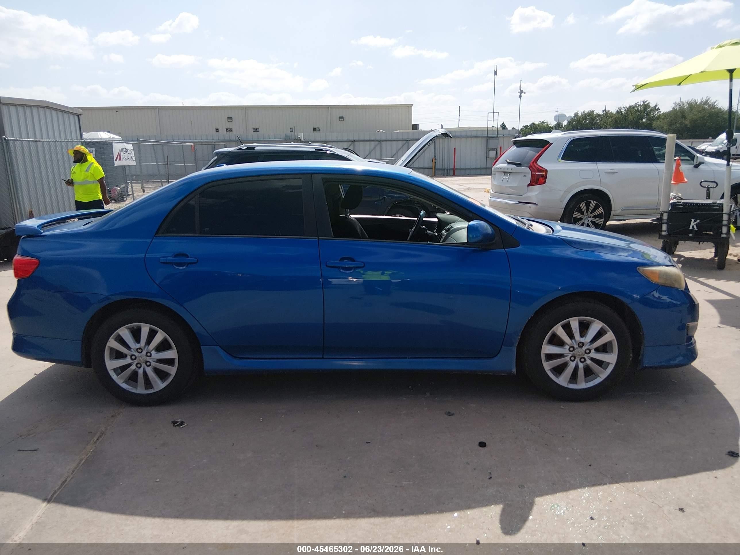 2010 Toyota Corolla S Blue vin: 1NXBU4EE5AZ266371