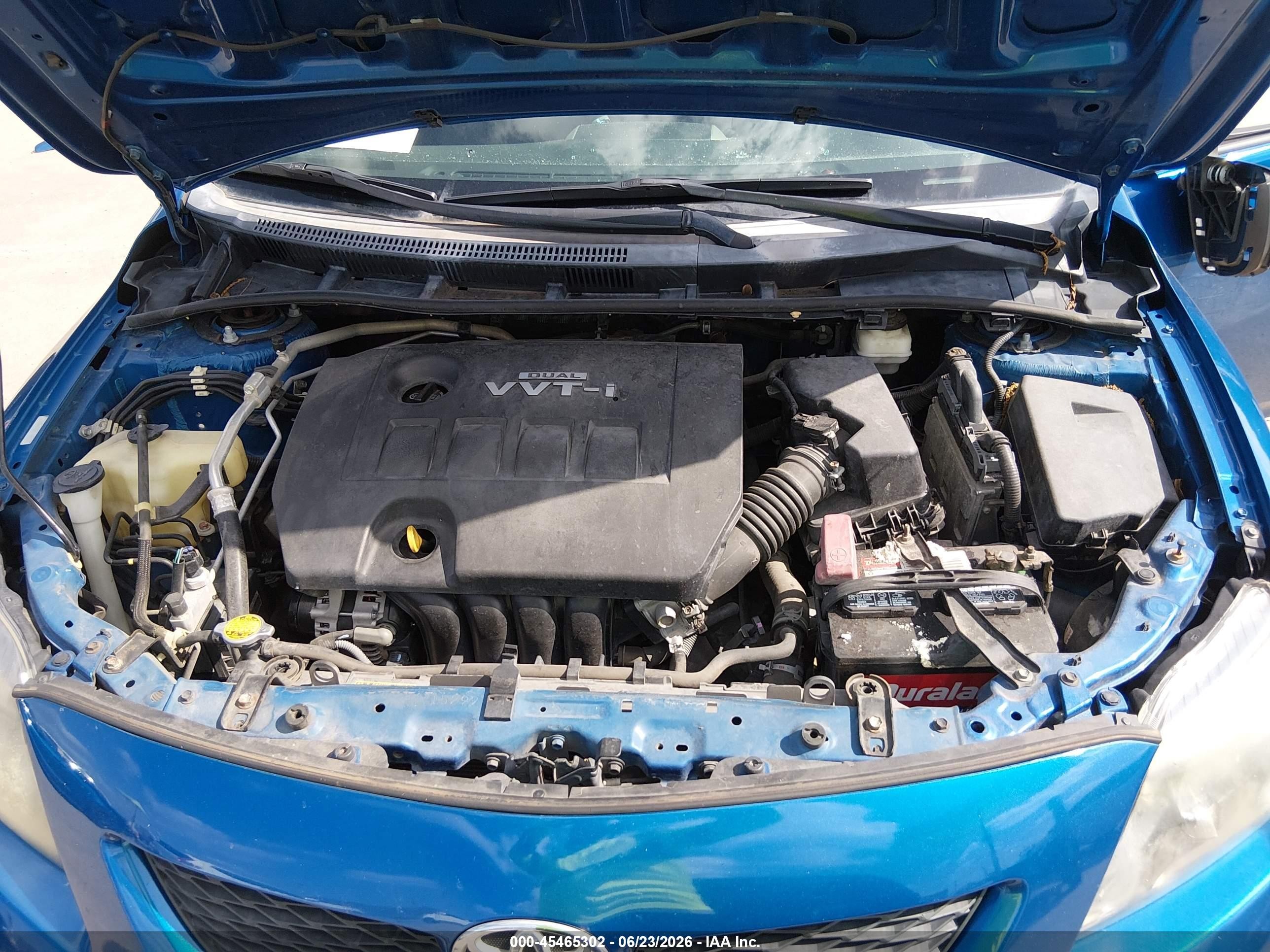 2010 Toyota Corolla S Blue vin: 1NXBU4EE5AZ266371