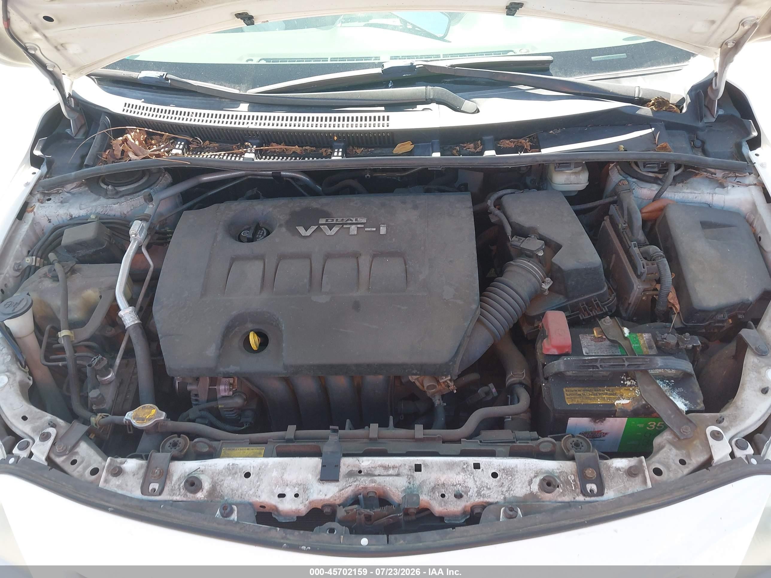 2010 Toyota Corolla Le Белый vin: 1NXBU4EE5AZ293599