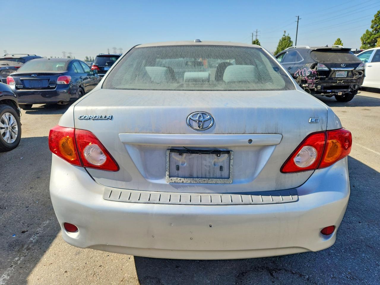 2010 Toyota Corolla Le Silver vin: 1NXBU4EE5AZ300616