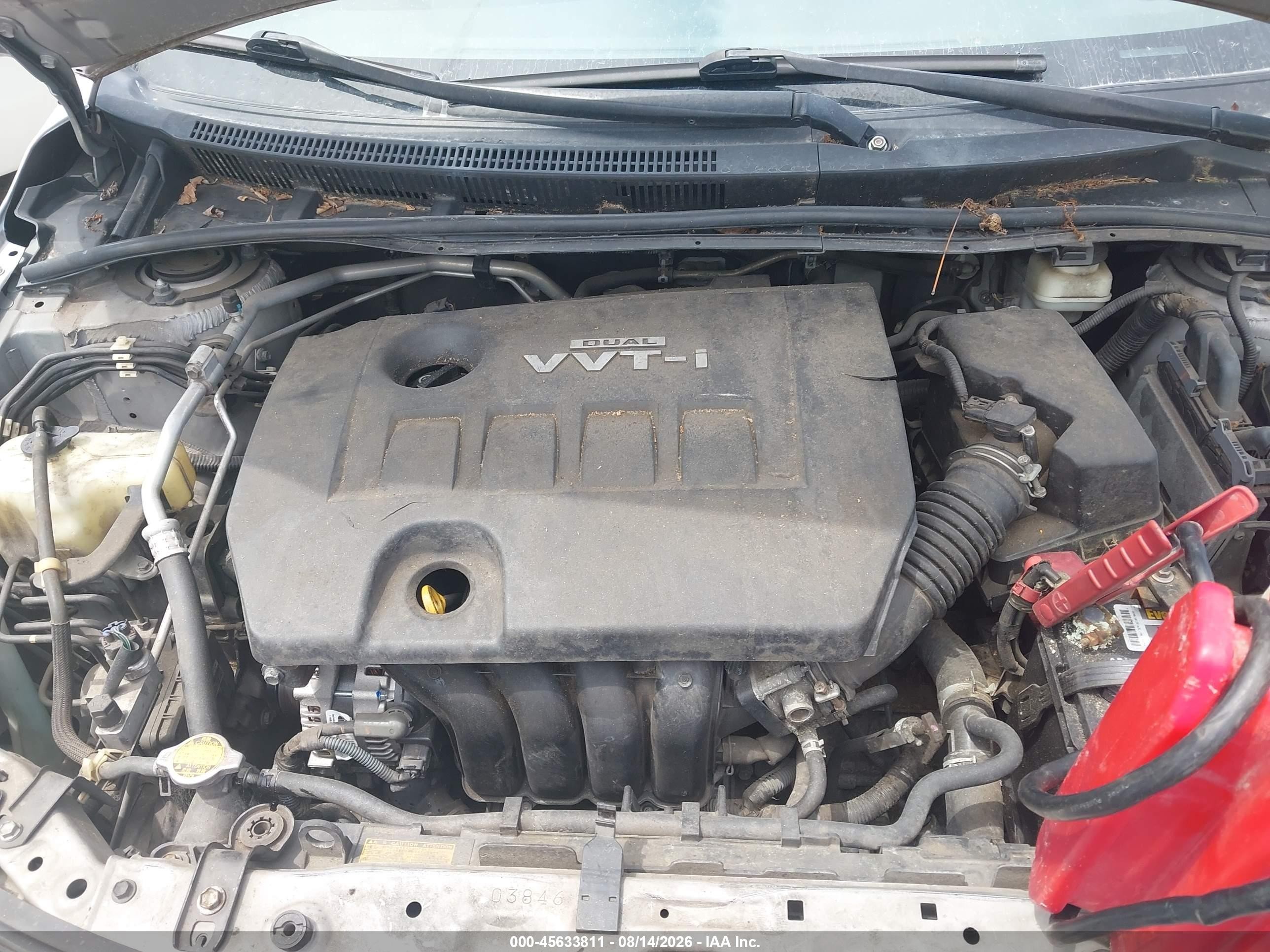 2010 Toyota Corolla Le Серебряный vin: 1NXBU4EE5AZ304651
