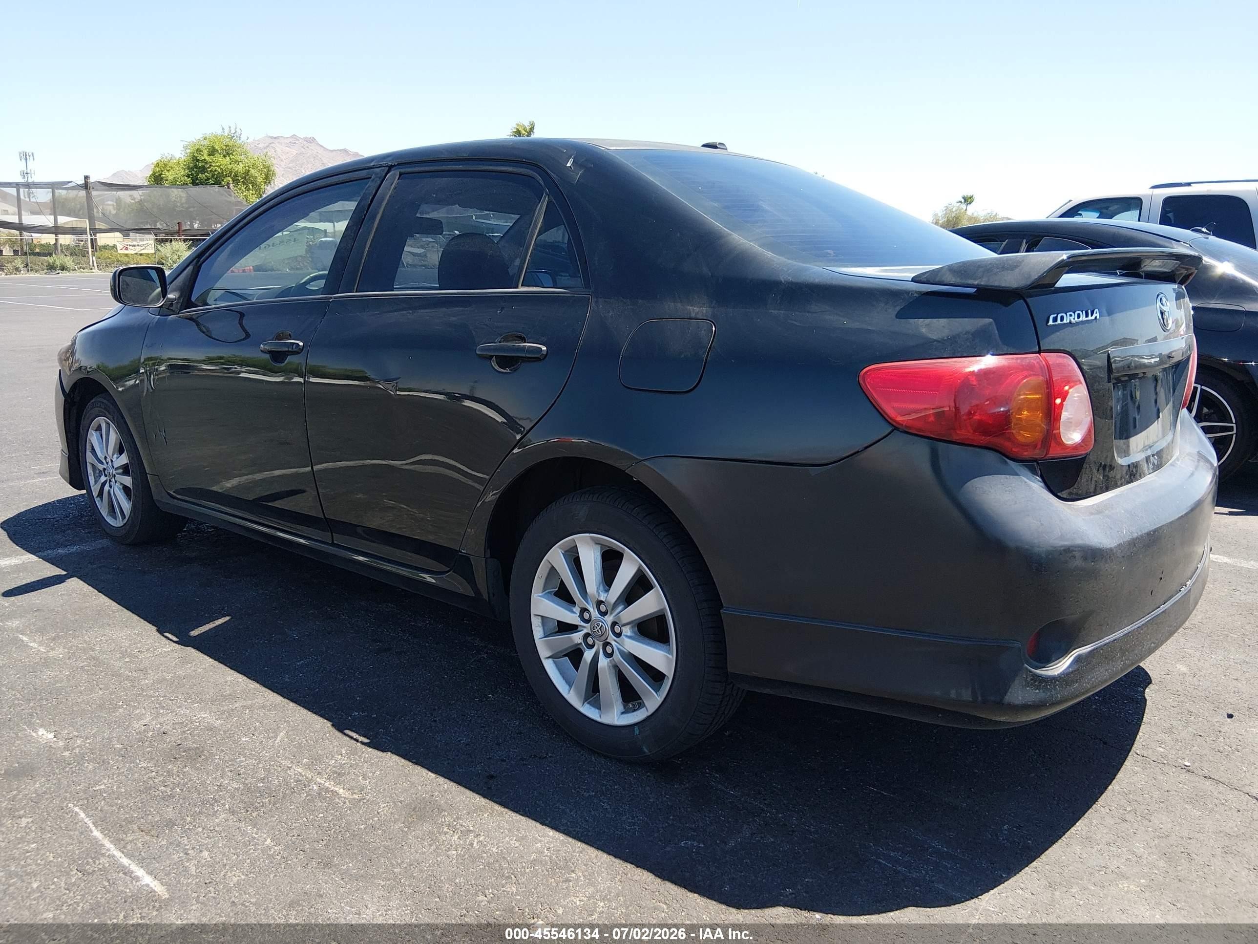 2010 Toyota Corolla S Черный vin: 1NXBU4EE5AZ314158