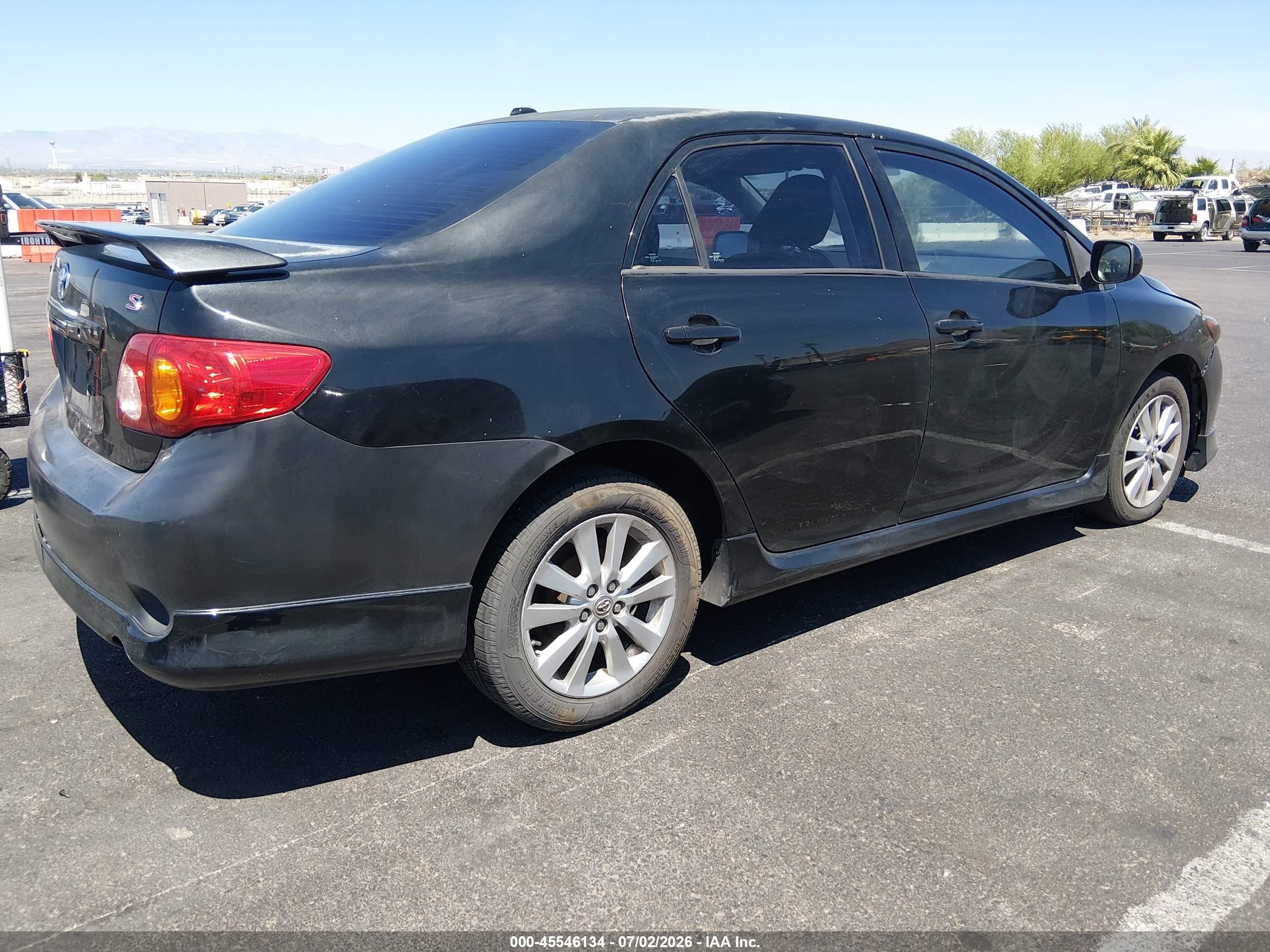 2010 Toyota Corolla S Черный vin: 1NXBU4EE5AZ314158