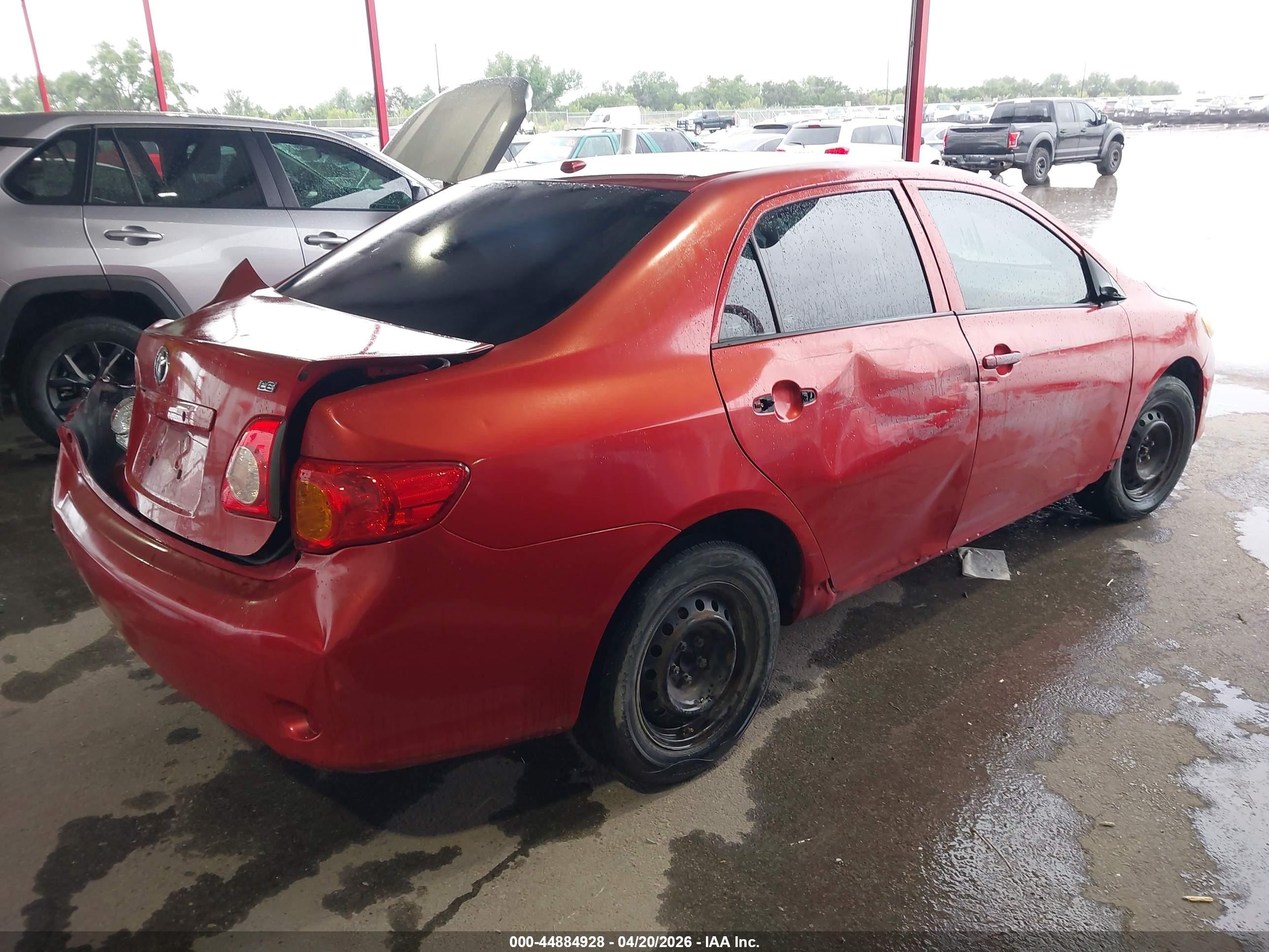 2010 Toyota Corolla Le Red vin: 1NXBU4EE5AZ315326