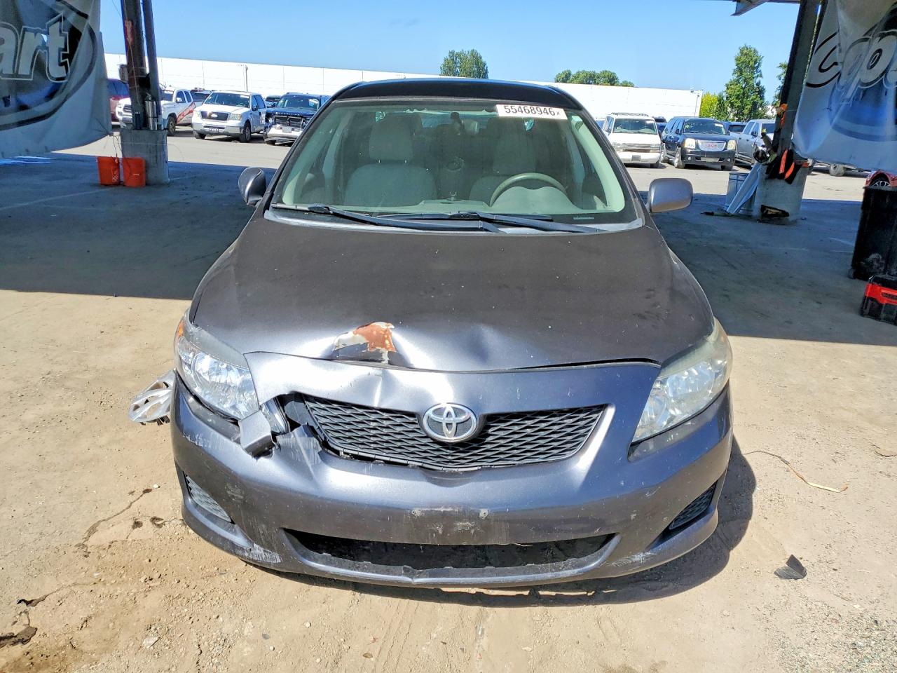 2010 Toyota Corolla Le Gray vin: 1NXBU4EE5AZ316587