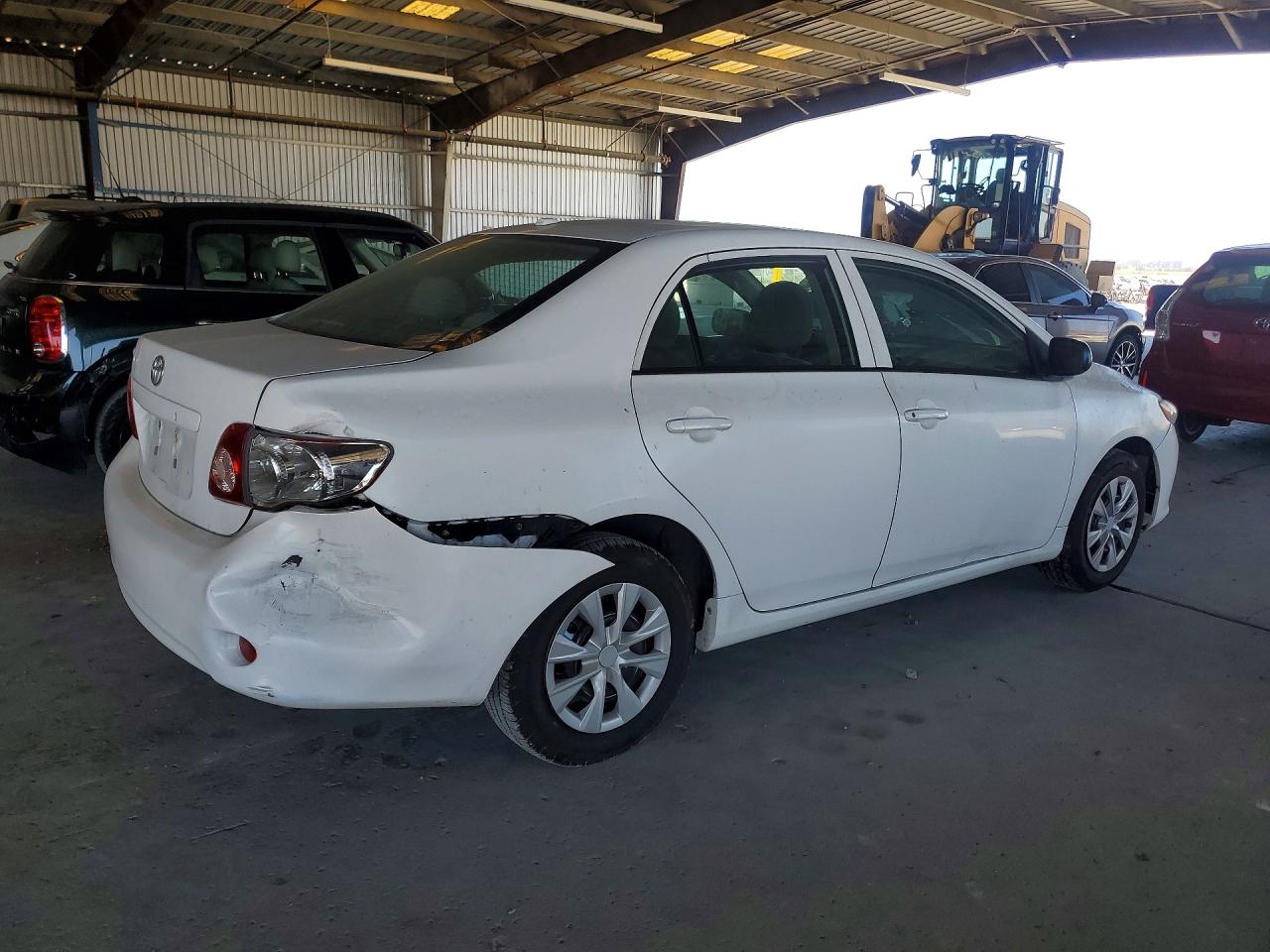 2010 Toyota Corolla Base White vin: 1NXBU4EE5AZ321790