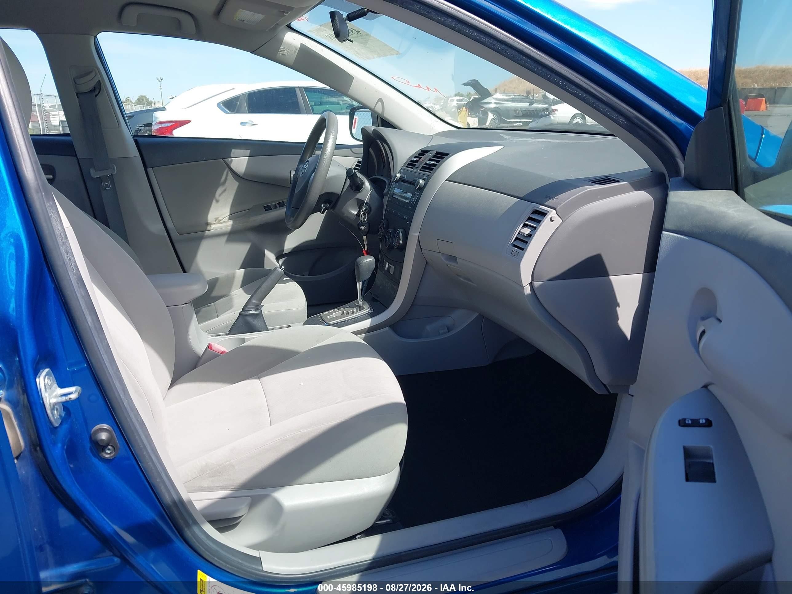 2010 Toyota Corolla Le Blue vin: 1NXBU4EE5AZ322812