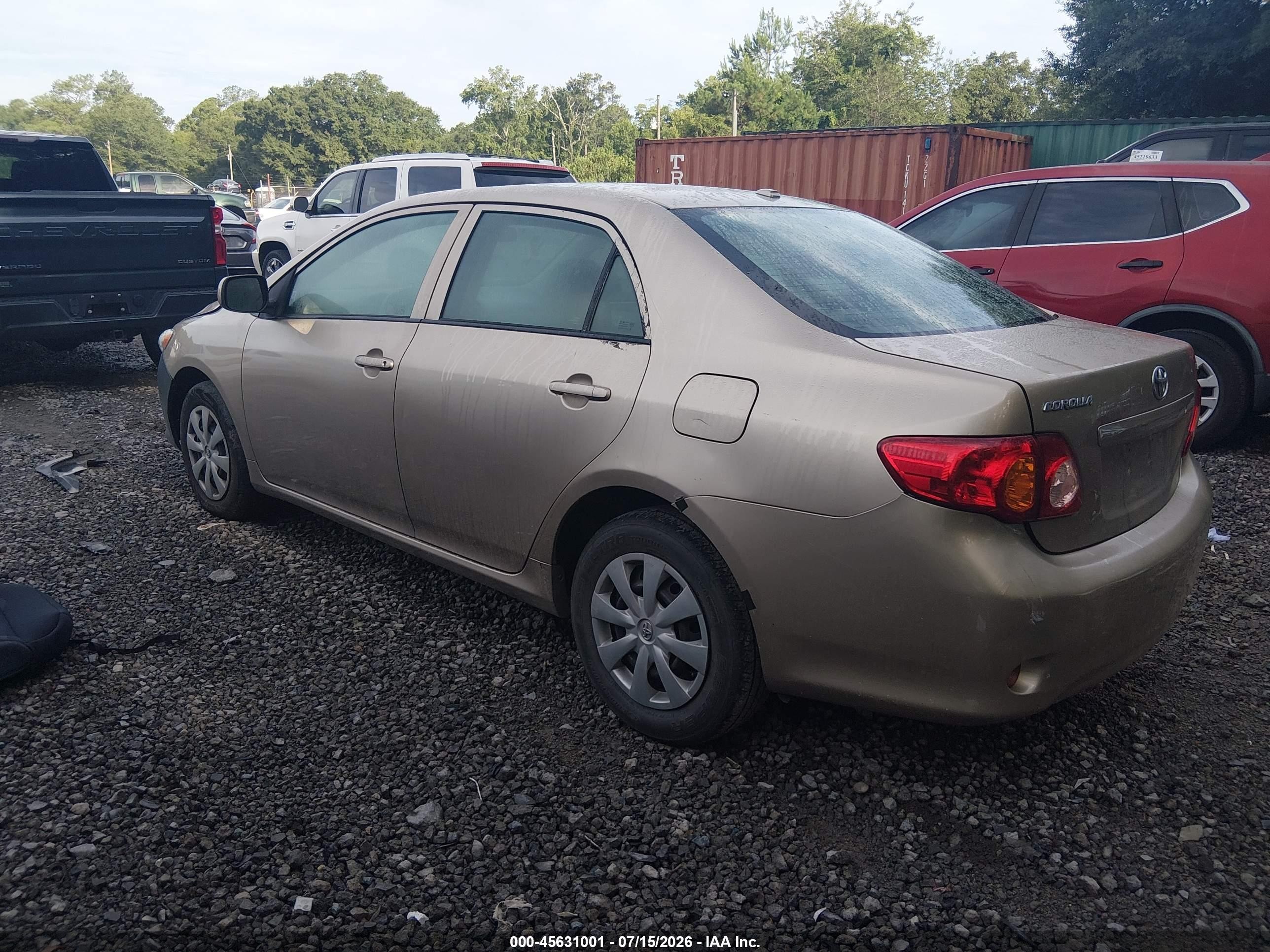 2010 Toyota Corolla Le Gold vin: 1NXBU4EE5AZ336077