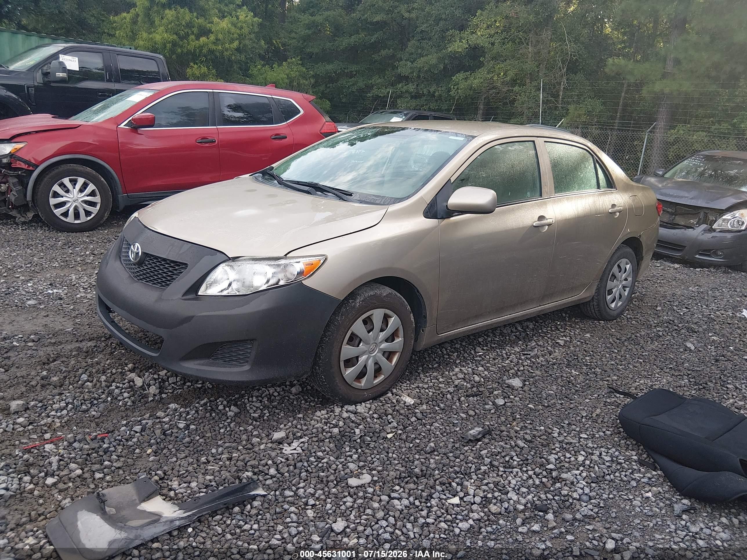 2010 Toyota Corolla Le Gold vin: 1NXBU4EE5AZ336077