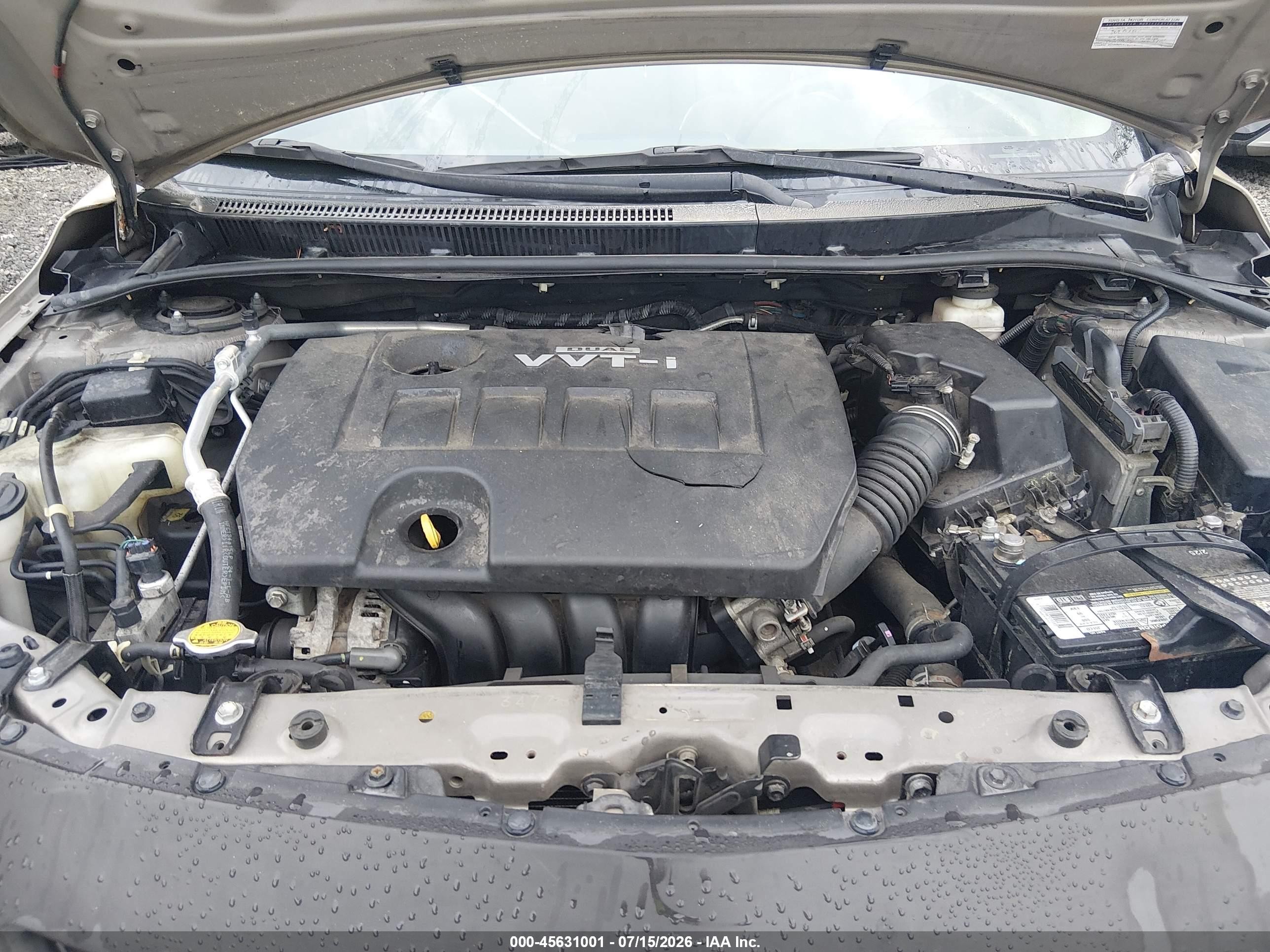 2010 Toyota Corolla Le Gold vin: 1NXBU4EE5AZ336077
