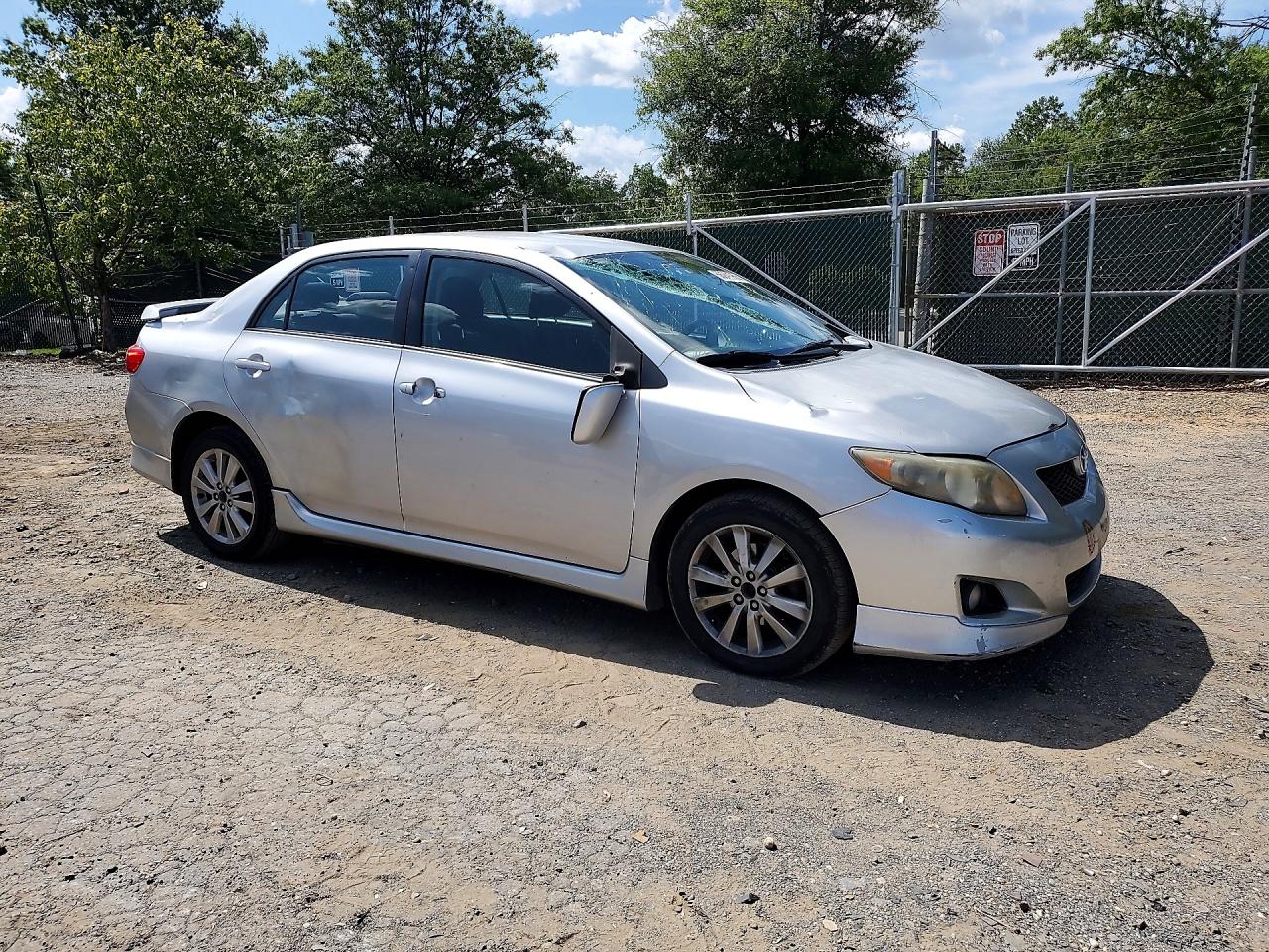 2010 Toyota Corolla S Silver vin: 1NXBU4EE5AZ337634