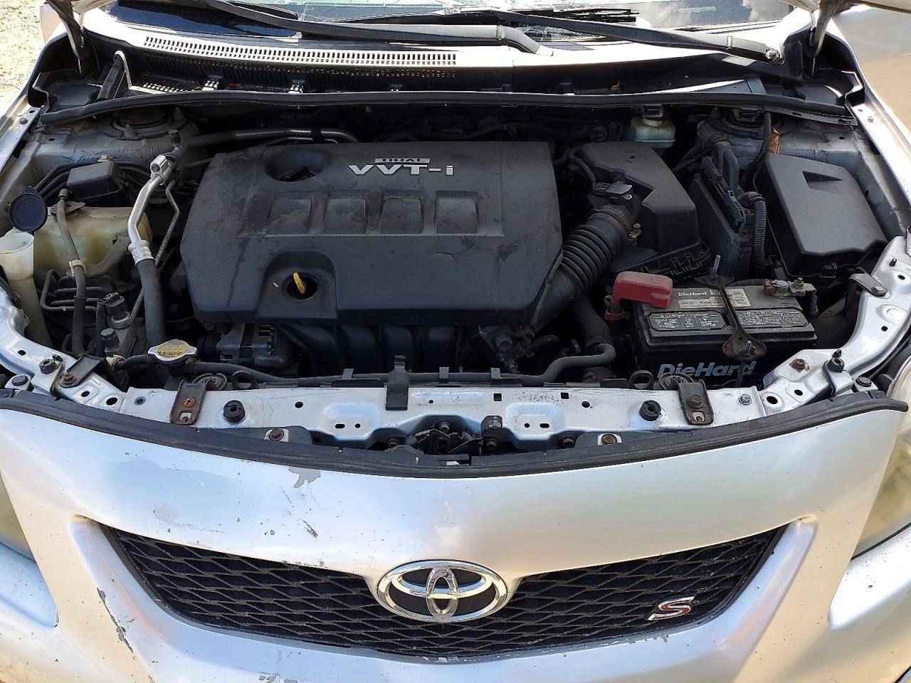 2010 Toyota Corolla S Silver vin: 1NXBU4EE5AZ337634