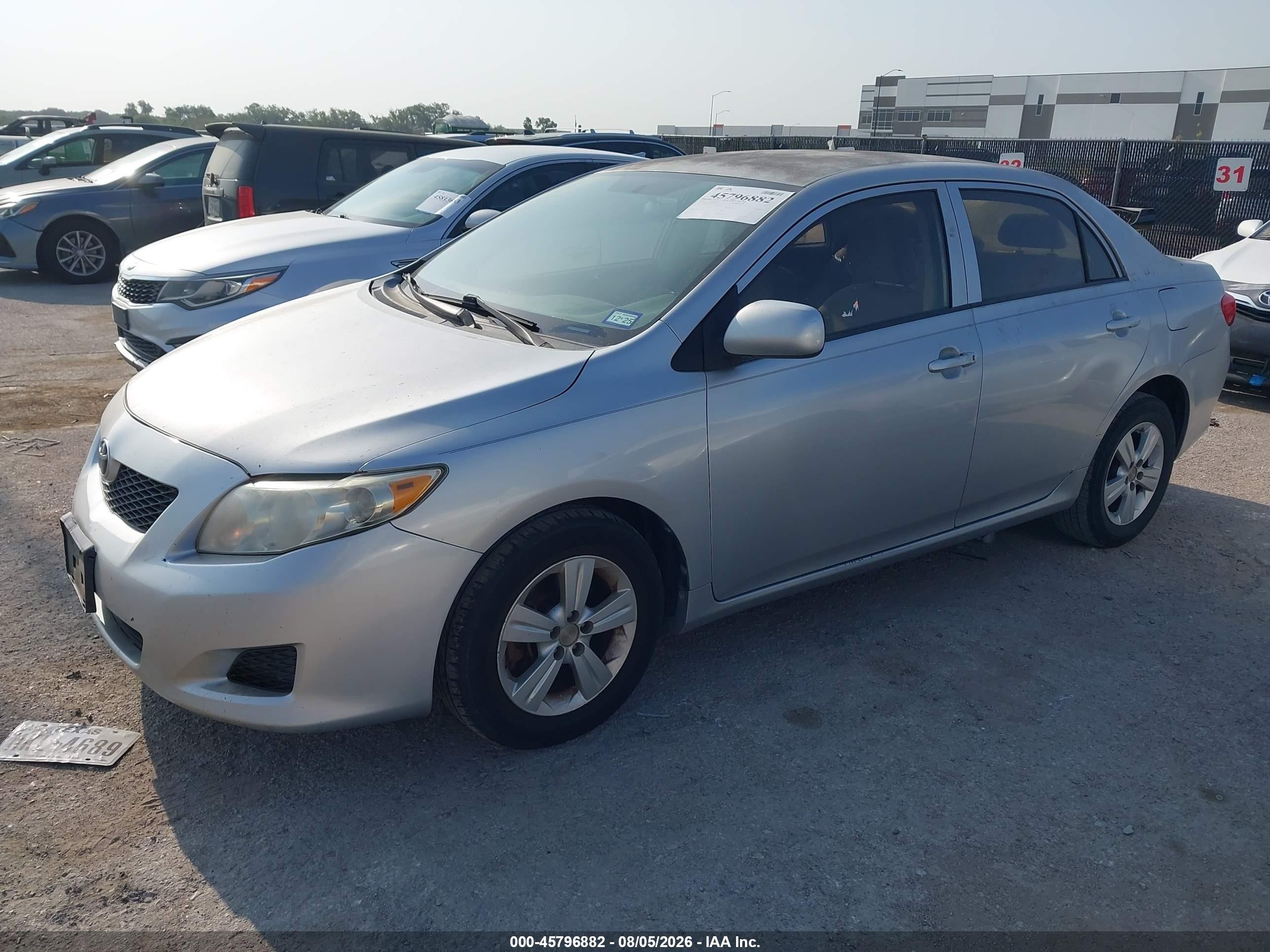 2010 Toyota Corolla Le Silver vin: 1NXBU4EE5AZ338329