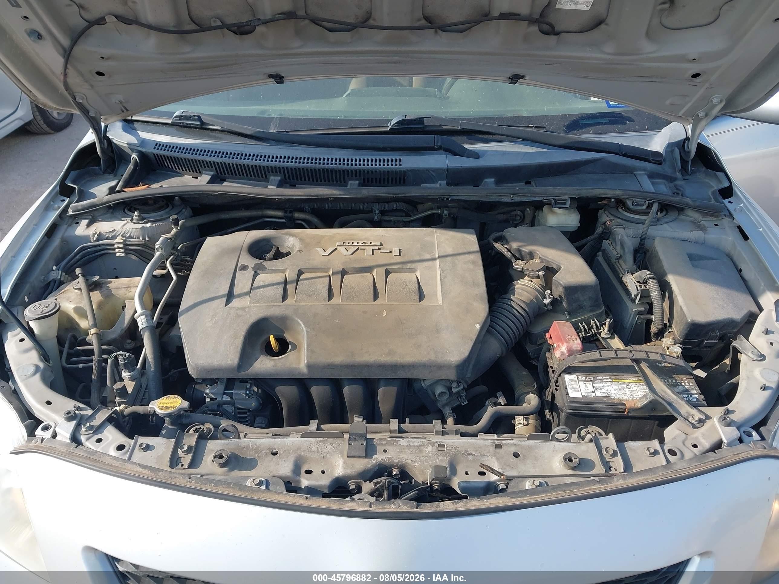 2010 Toyota Corolla Le Silver vin: 1NXBU4EE5AZ338329