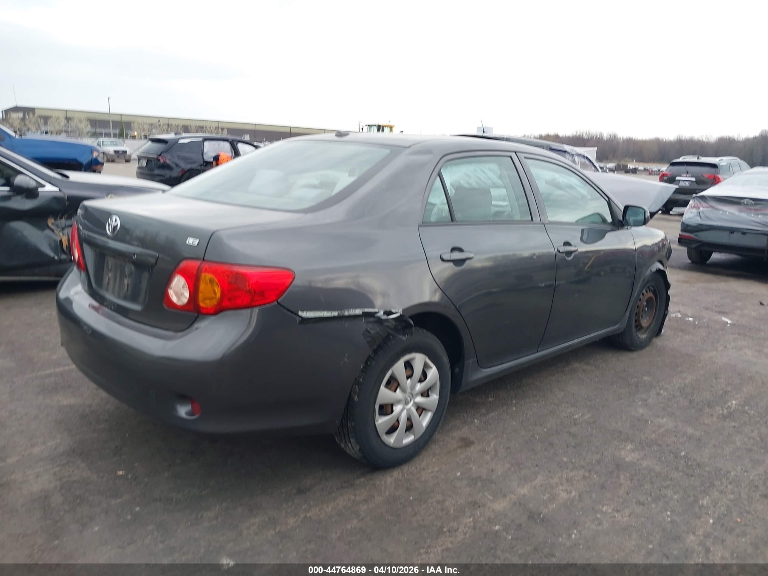 2010 Toyota Corolla Le Серый vin: 1NXBU4EE5AZ346642