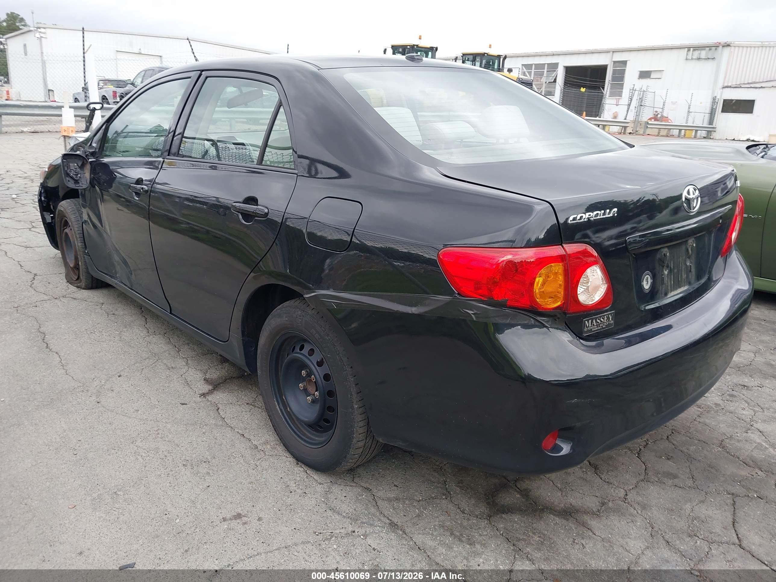 2010 Toyota Corolla Le Черный vin: 1NXBU4EE5AZ354210