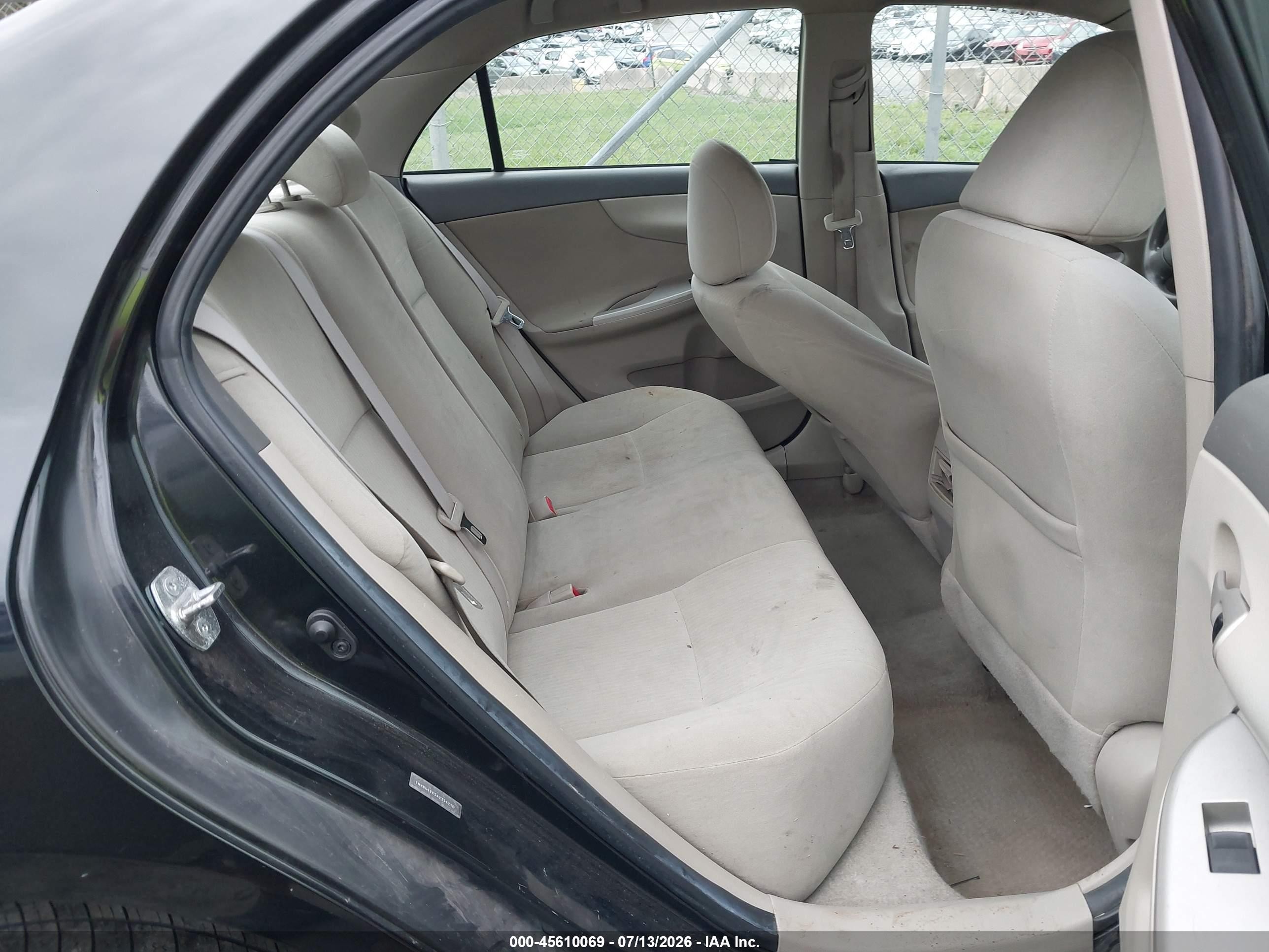 2010 Toyota Corolla Le Черный vin: 1NXBU4EE5AZ354210