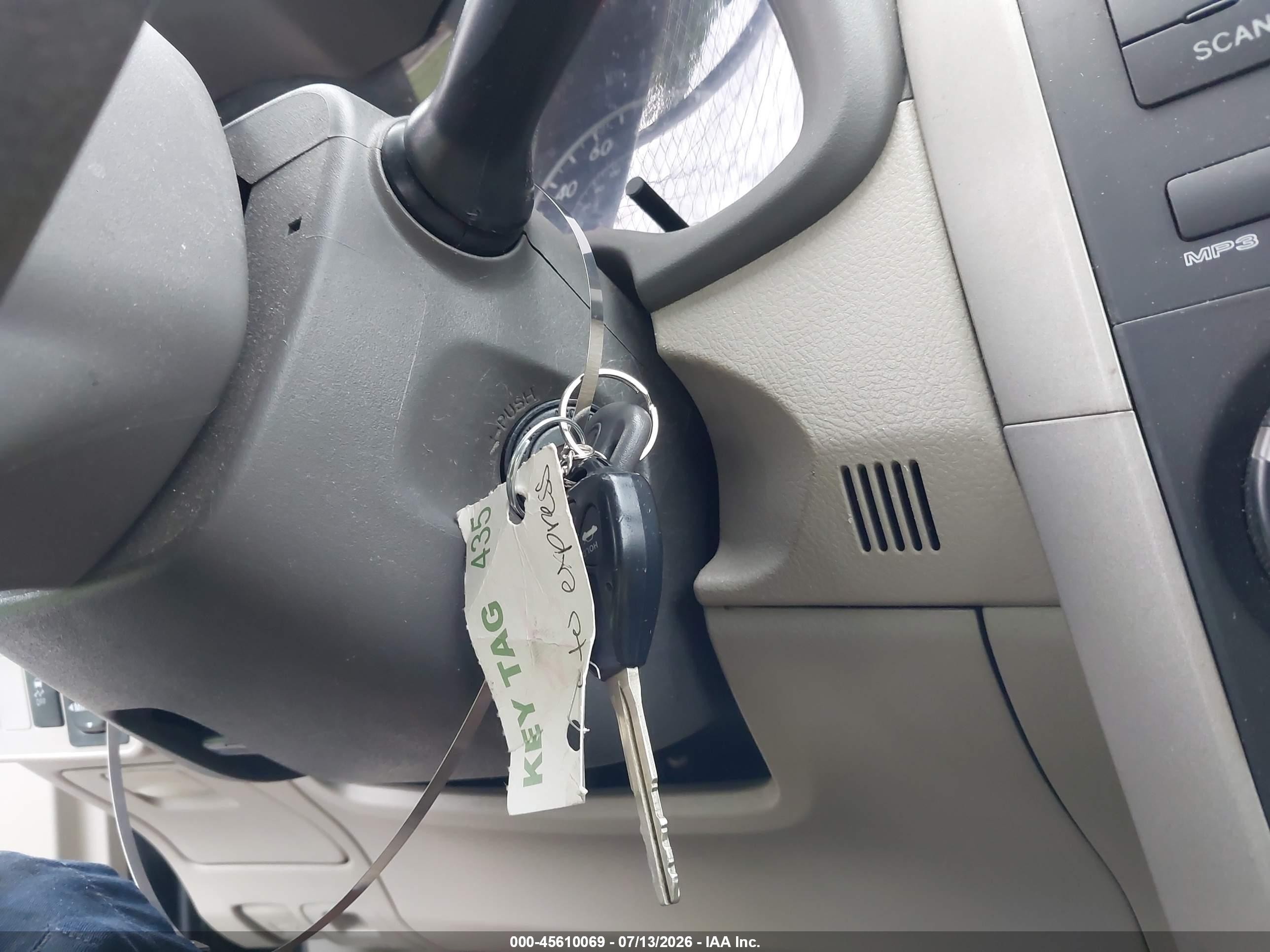 2010 Toyota Corolla Le Черный vin: 1NXBU4EE5AZ354210