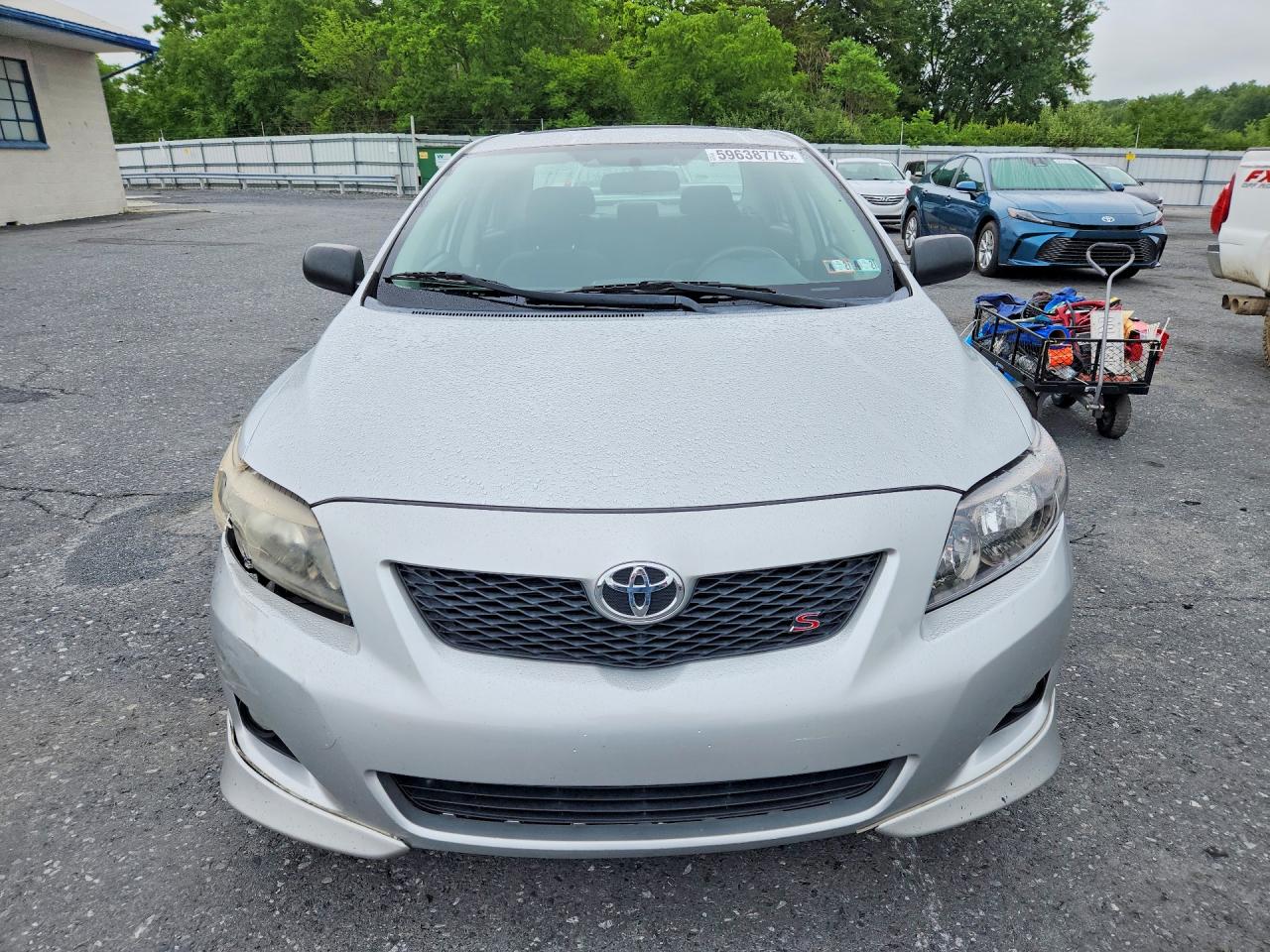 2010 Toyota Corolla S Silver vin: 1NXBU4EE5AZ375509