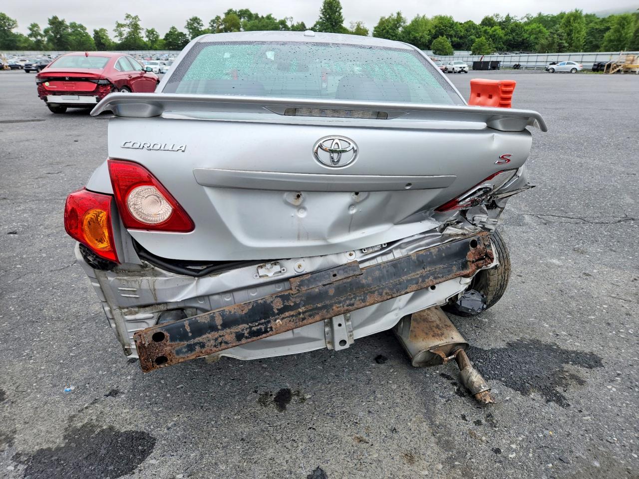 2010 Toyota Corolla S Silver vin: 1NXBU4EE5AZ375509