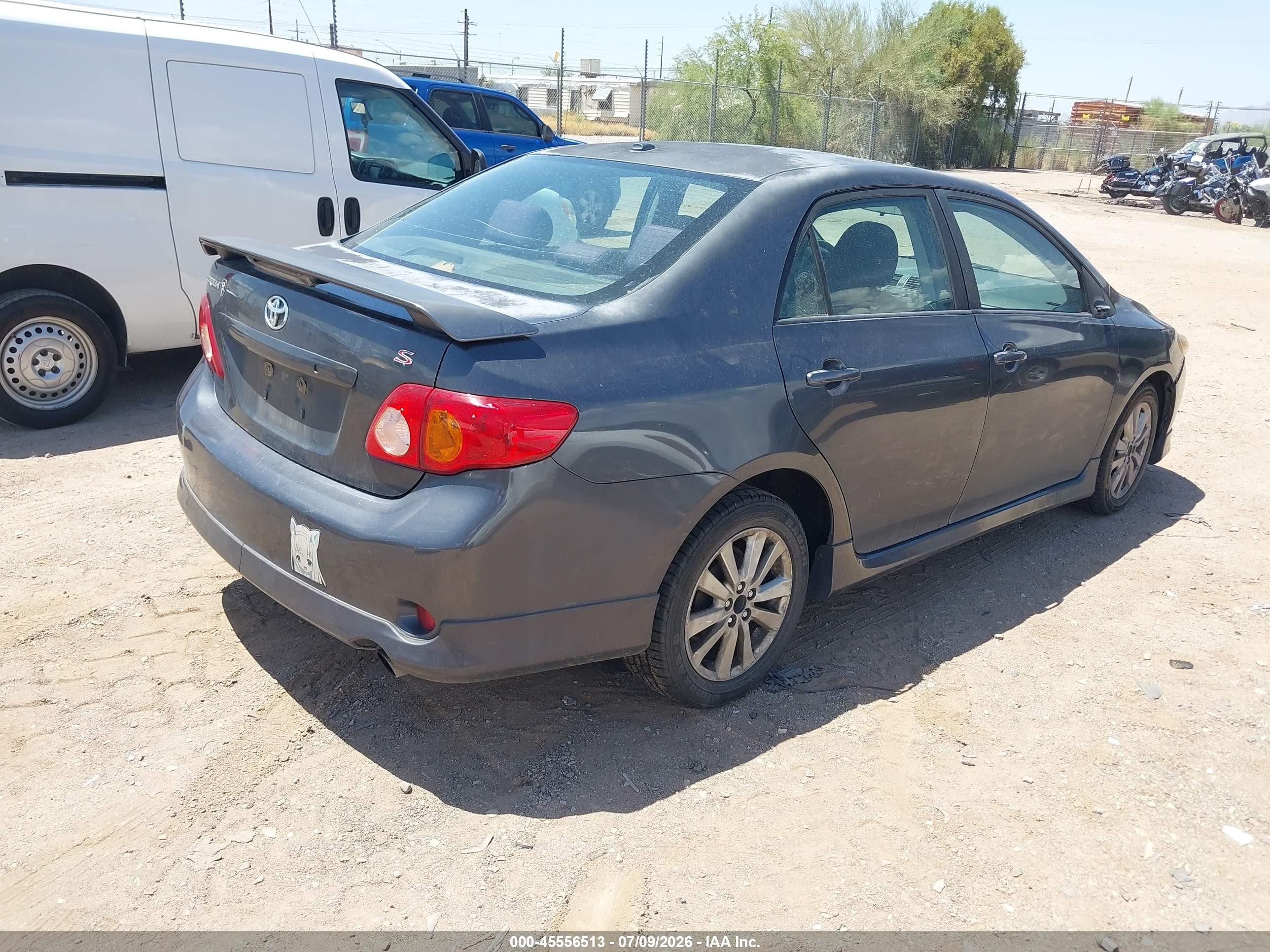 2010 Toyota Corolla S Gray vin: 1NXBU4EE6AZ195455