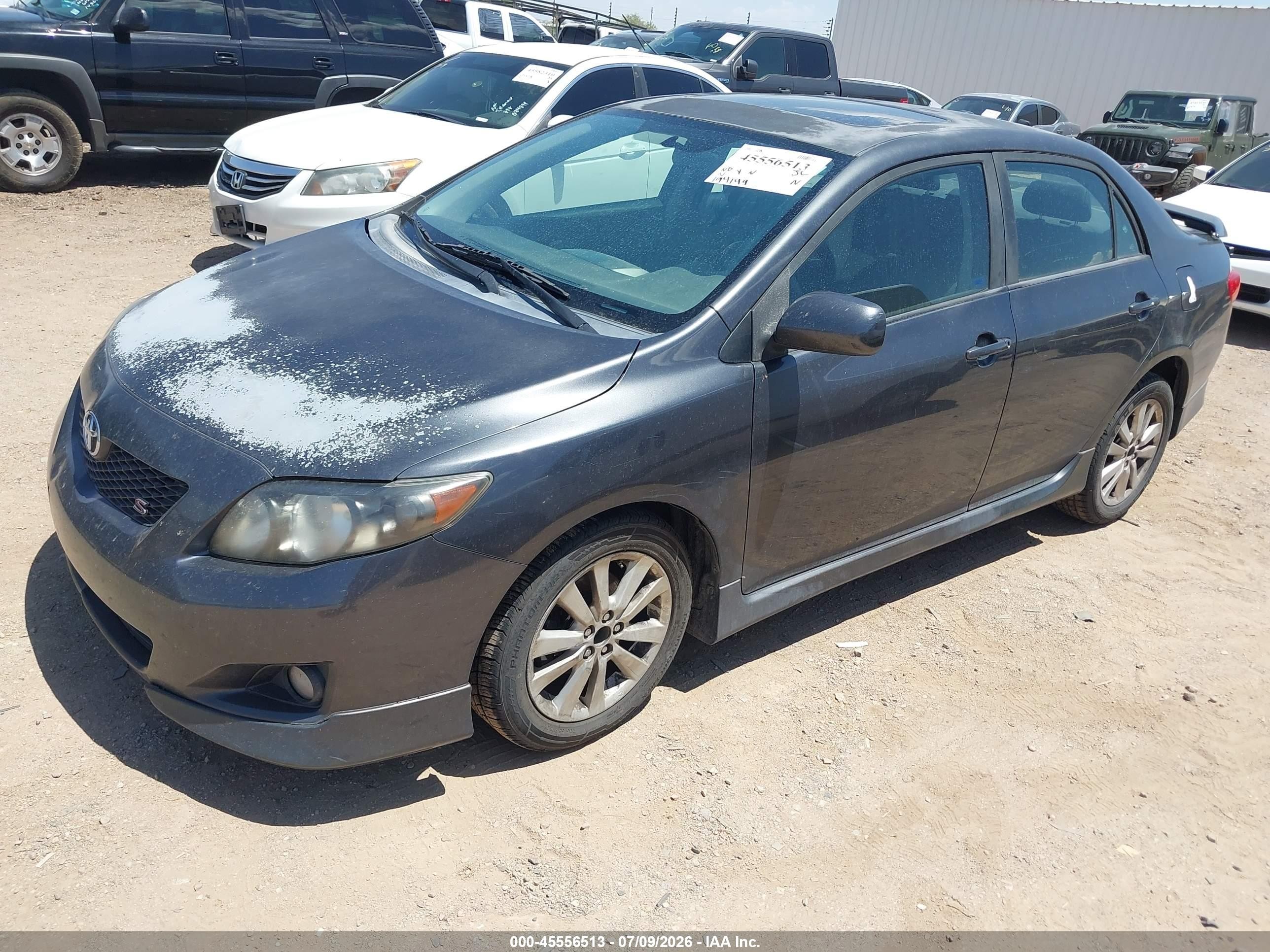 2010 Toyota Corolla S Gray vin: 1NXBU4EE6AZ195455