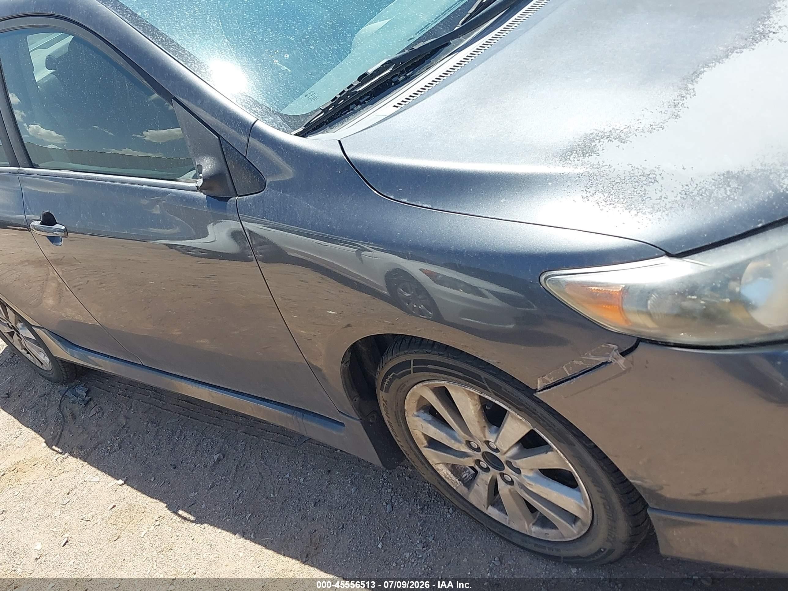 2010 Toyota Corolla S Gray vin: 1NXBU4EE6AZ195455