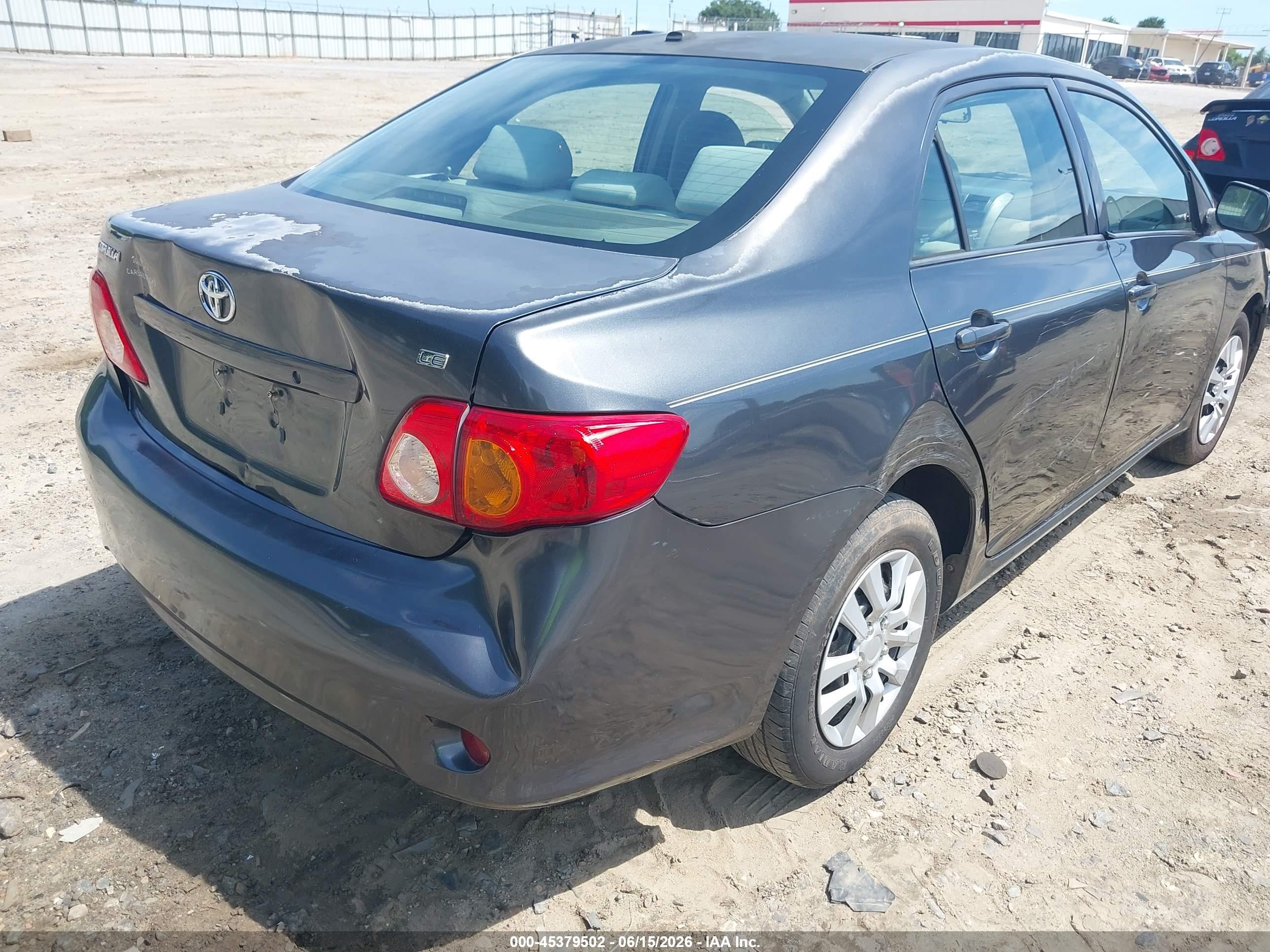 2010 Toyota Corolla Le Black vin: 1NXBU4EE6AZ210441