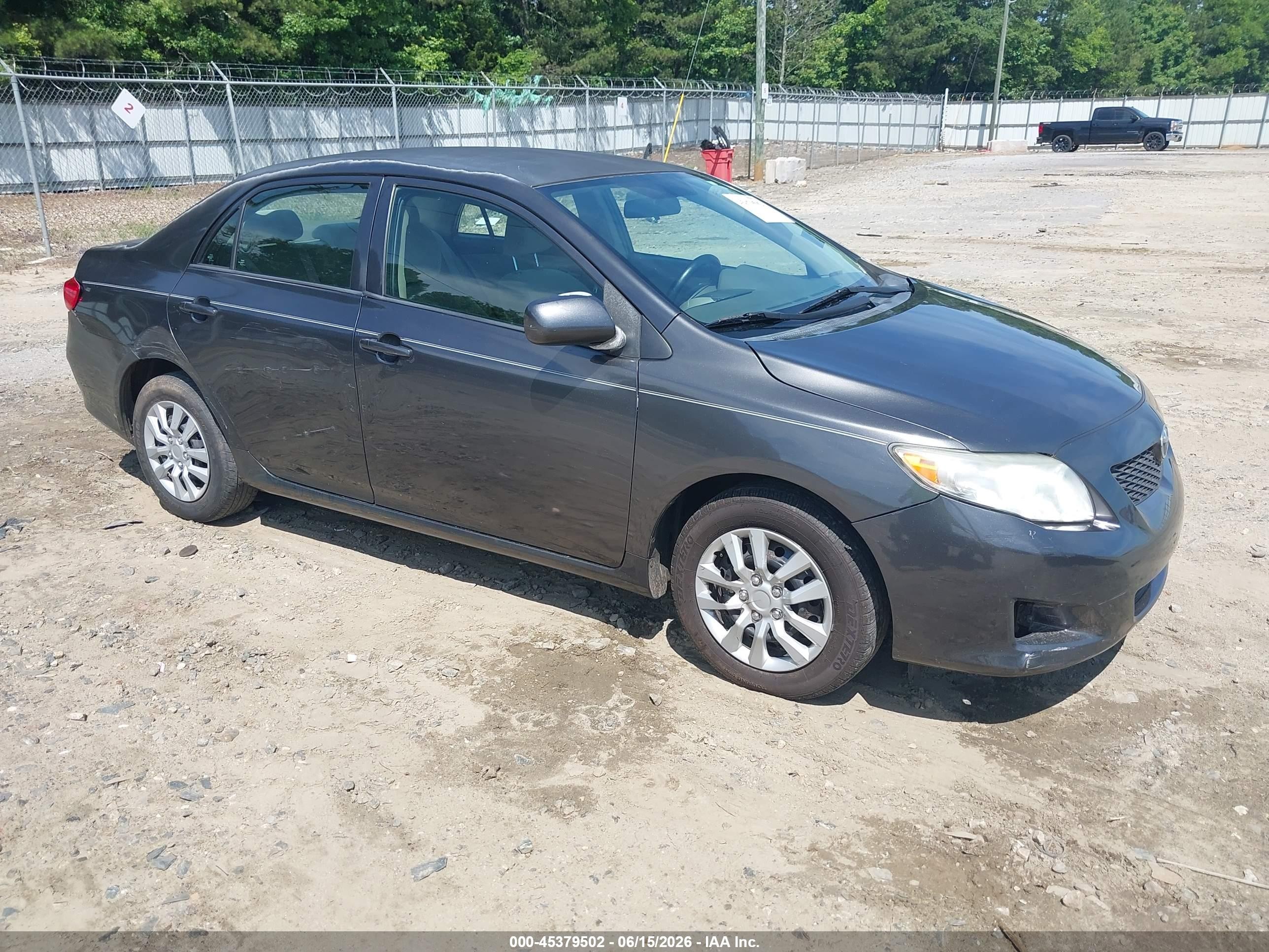 2010 Toyota Corolla Le Black vin: 1NXBU4EE6AZ210441