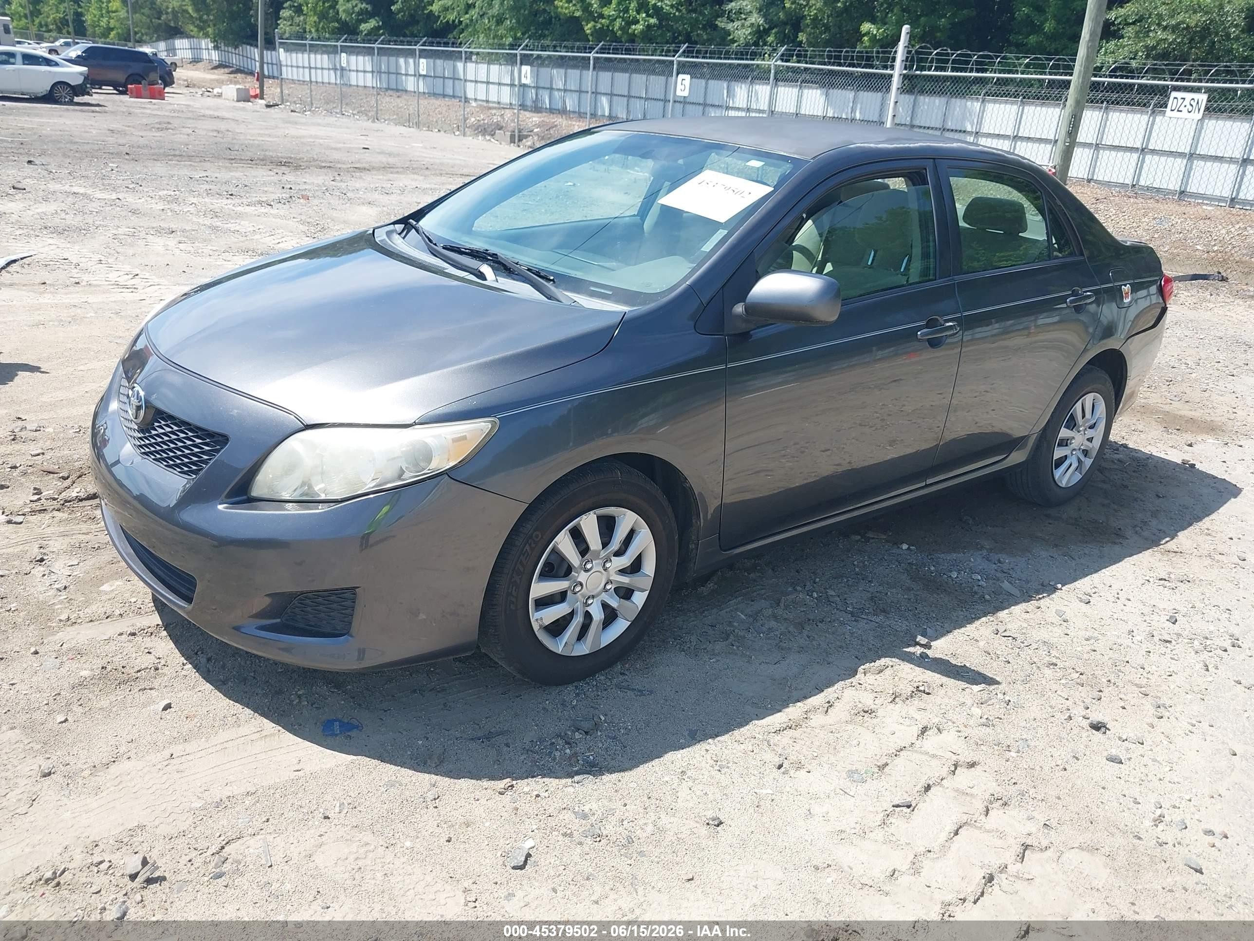 2010 Toyota Corolla Le Black vin: 1NXBU4EE6AZ210441