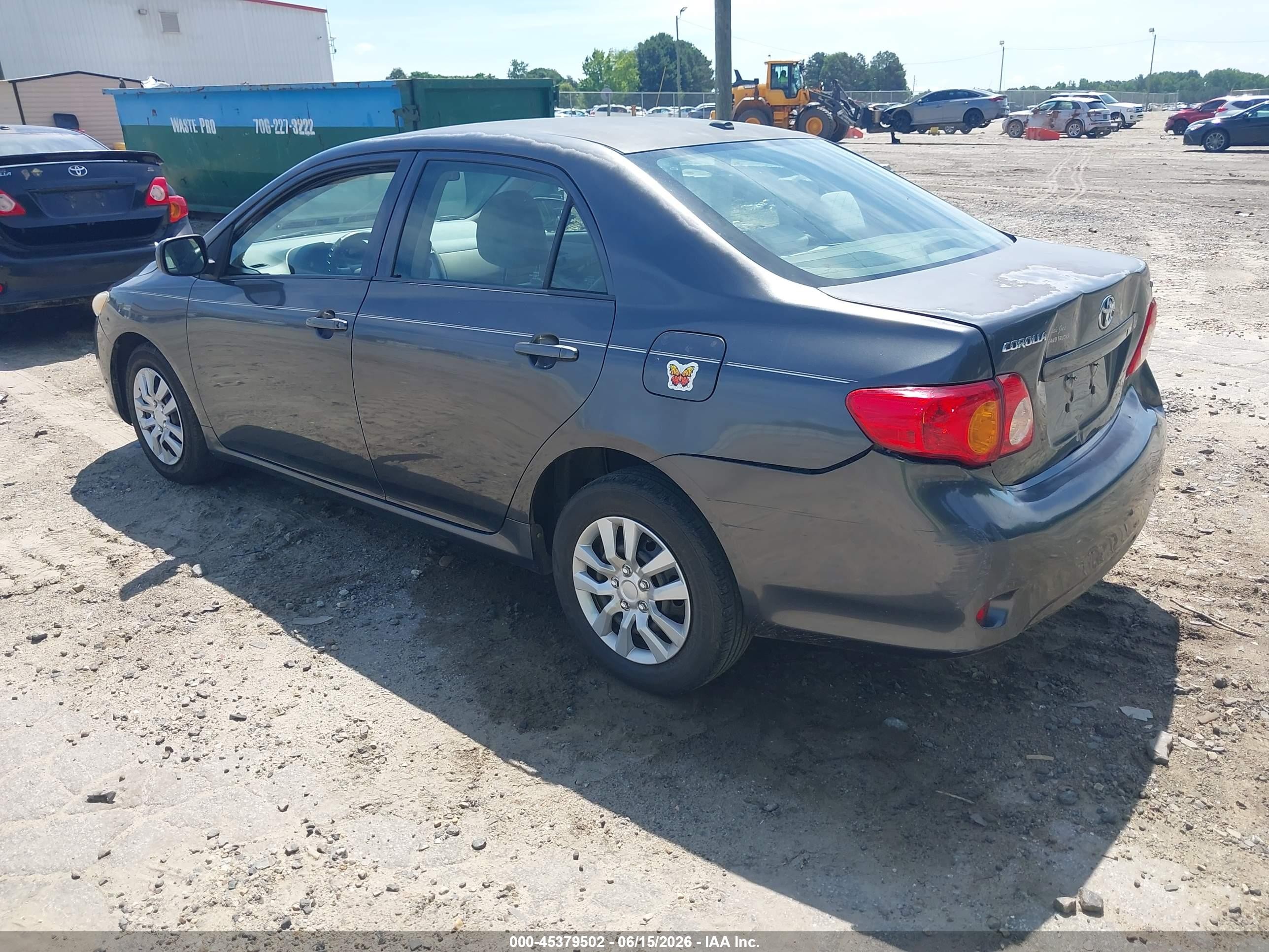 2010 Toyota Corolla Le Black vin: 1NXBU4EE6AZ210441