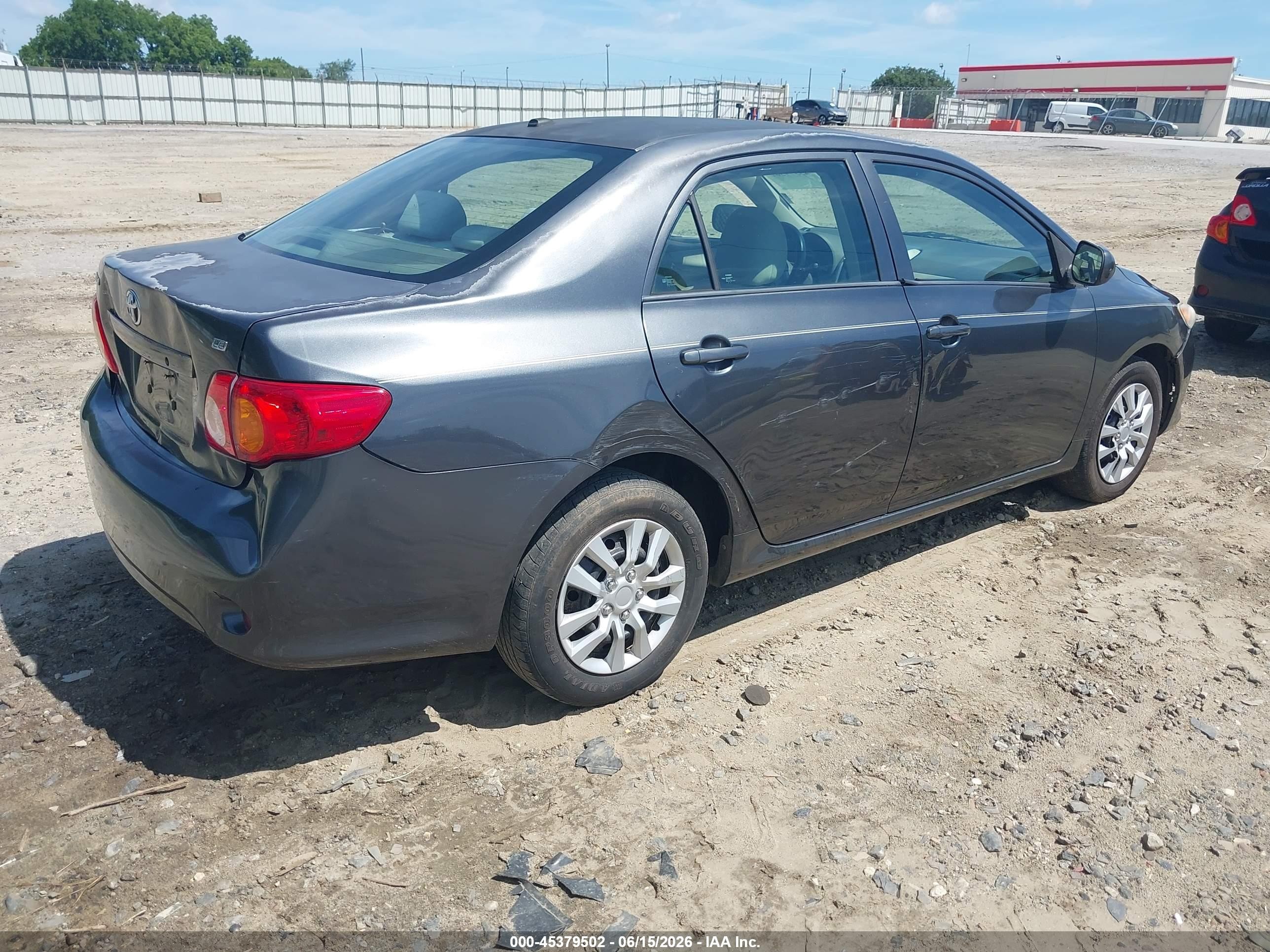 2010 Toyota Corolla Le Black vin: 1NXBU4EE6AZ210441