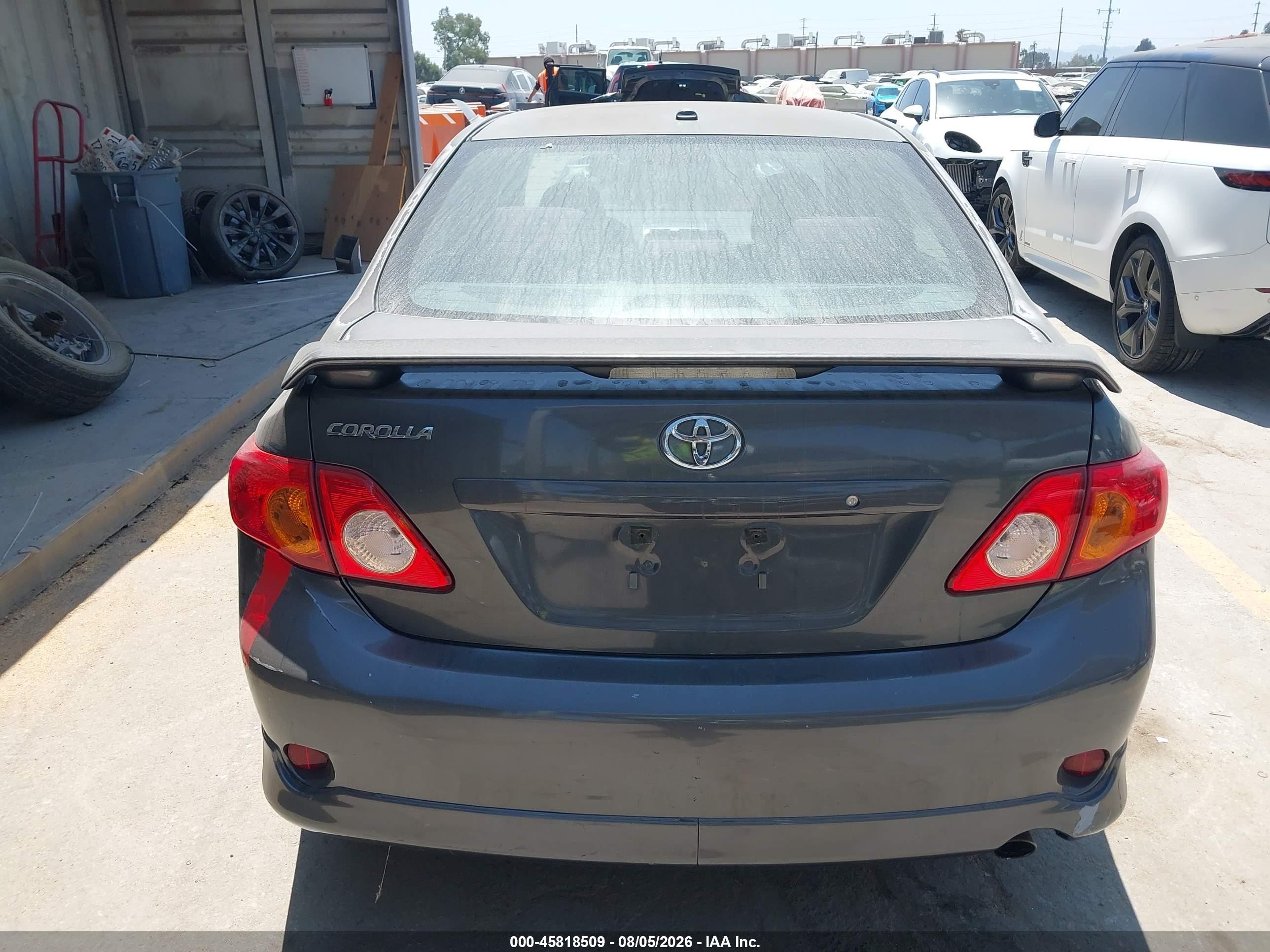 2010 Toyota Corolla S Gray vin: 1NXBU4EE6AZ211315