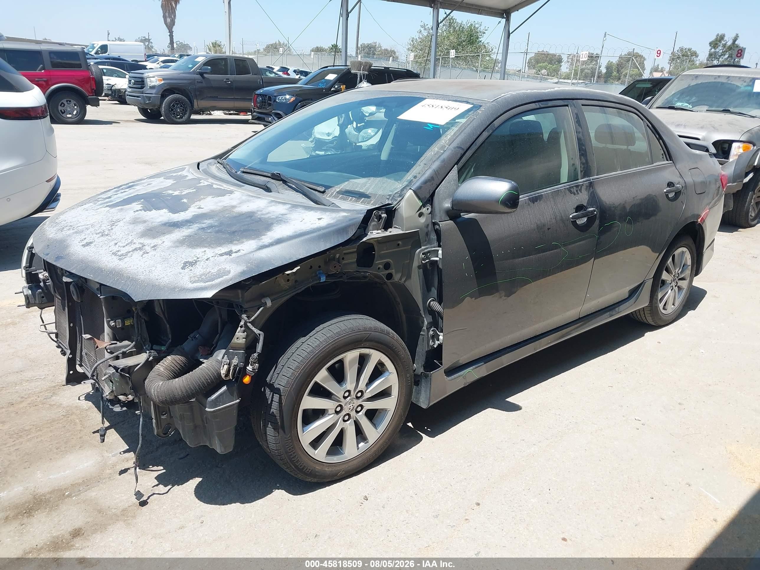 2010 Toyota Corolla S Gray vin: 1NXBU4EE6AZ211315