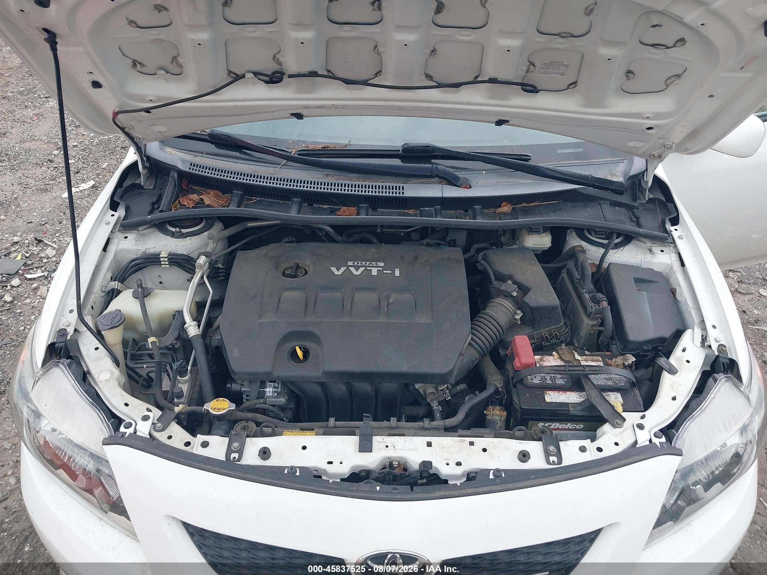 2010 Toyota Corolla S White vin: 1NXBU4EE6AZ216627