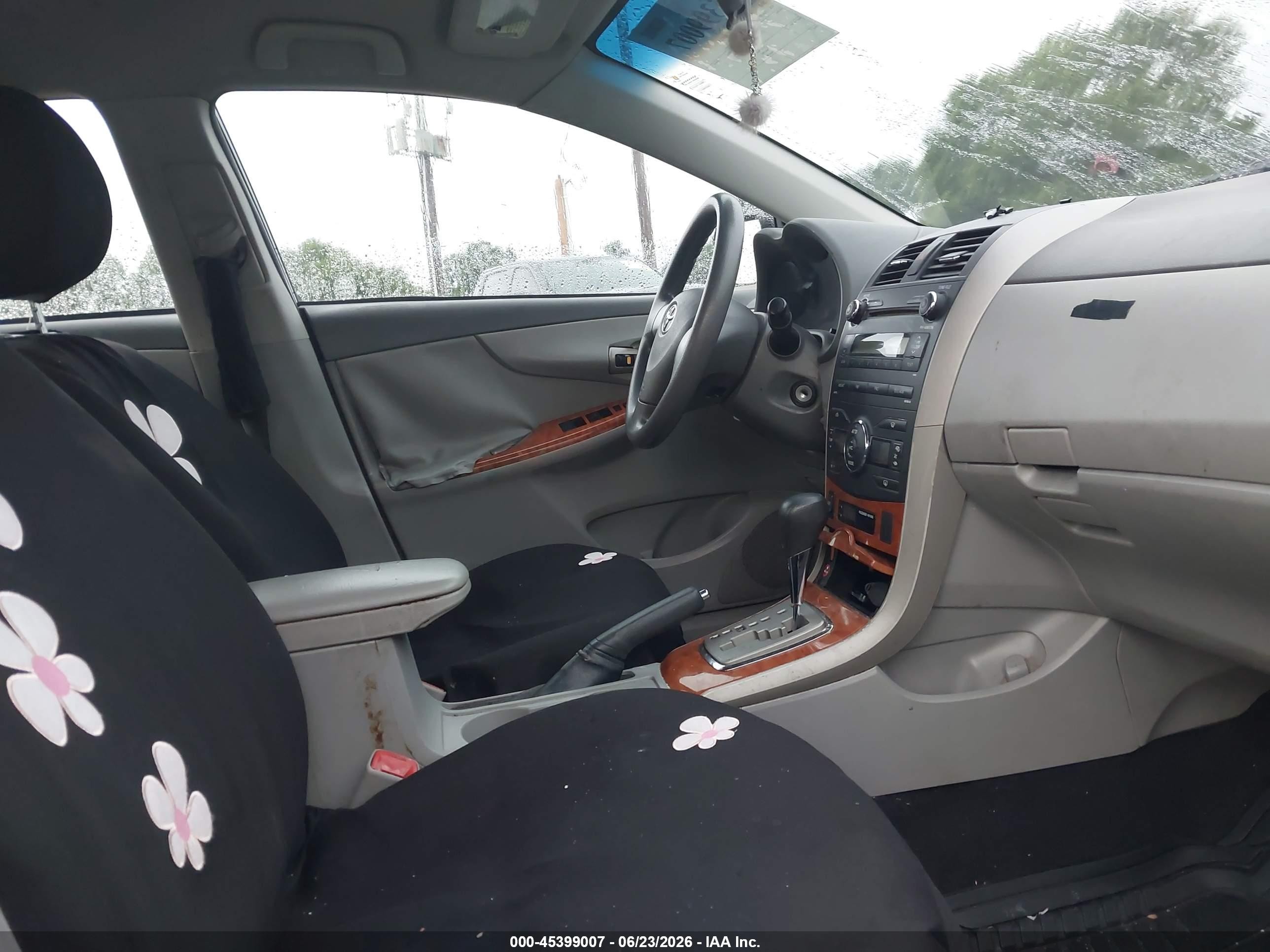 2010 Toyota Corolla Xle Black vin: 1NXBU4EE6AZ235744