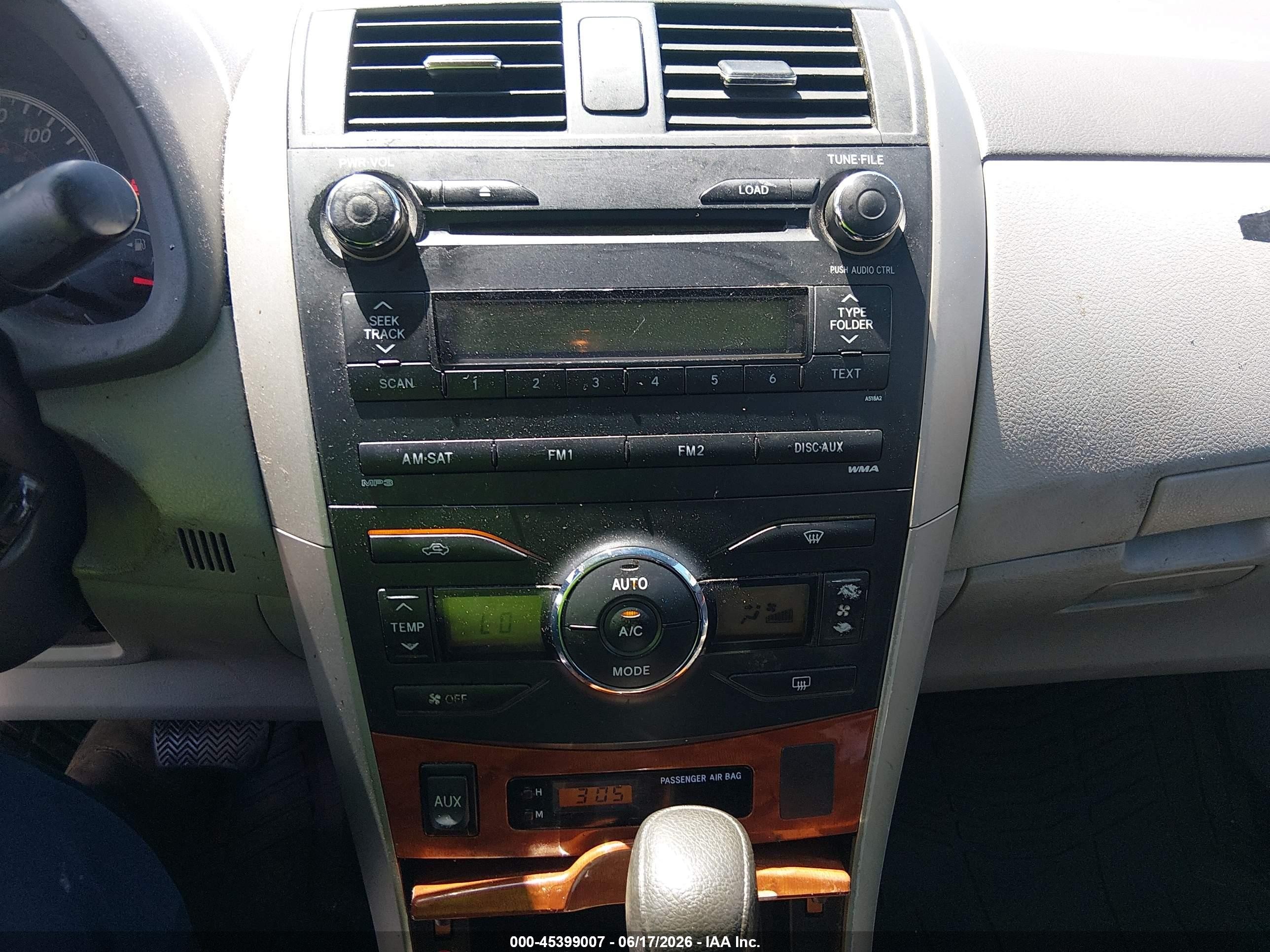 2010 Toyota Corolla Xle Black vin: 1NXBU4EE6AZ235744