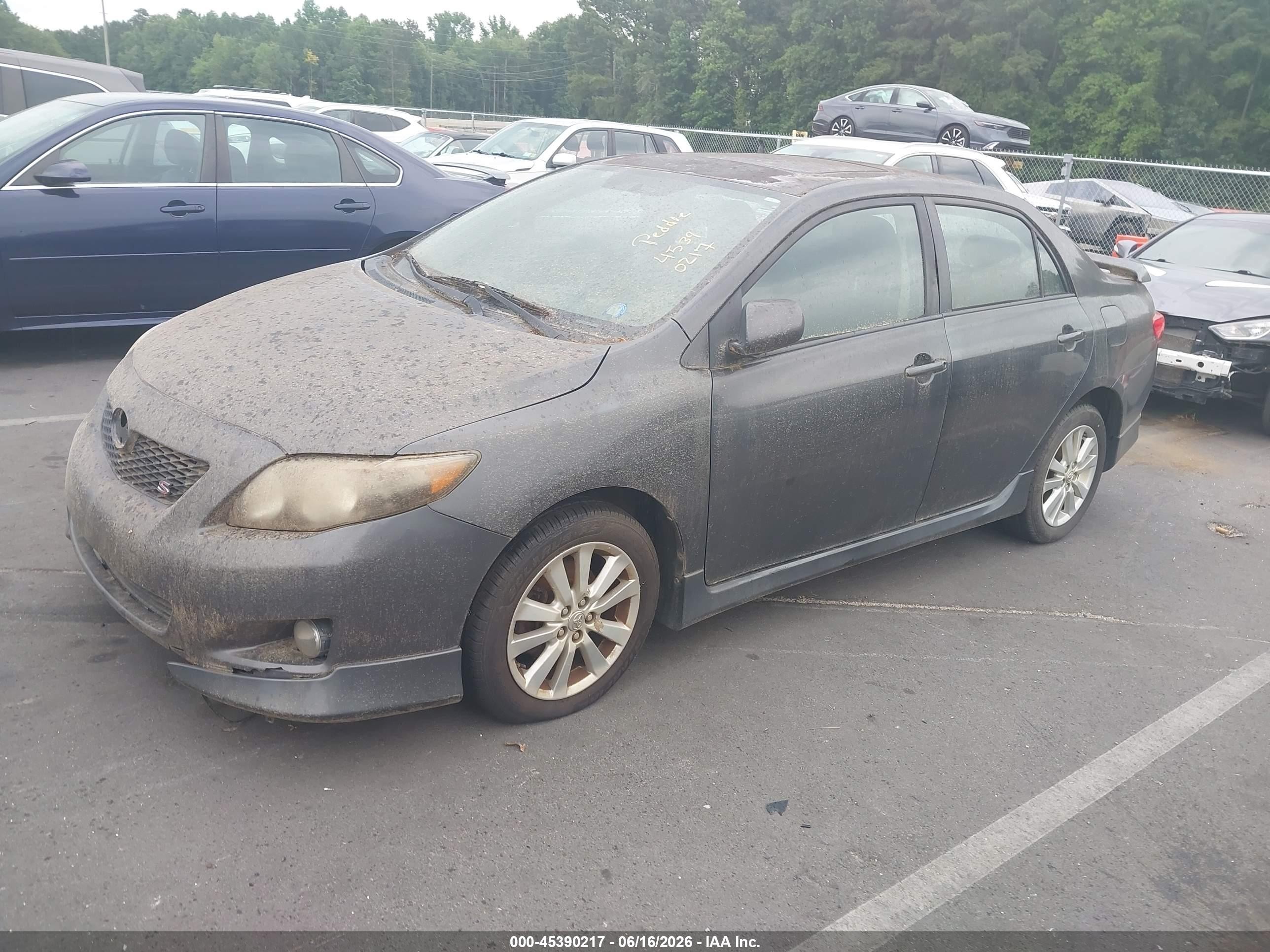 2010 Toyota Corolla S Gray vin: 1NXBU4EE6AZ238403