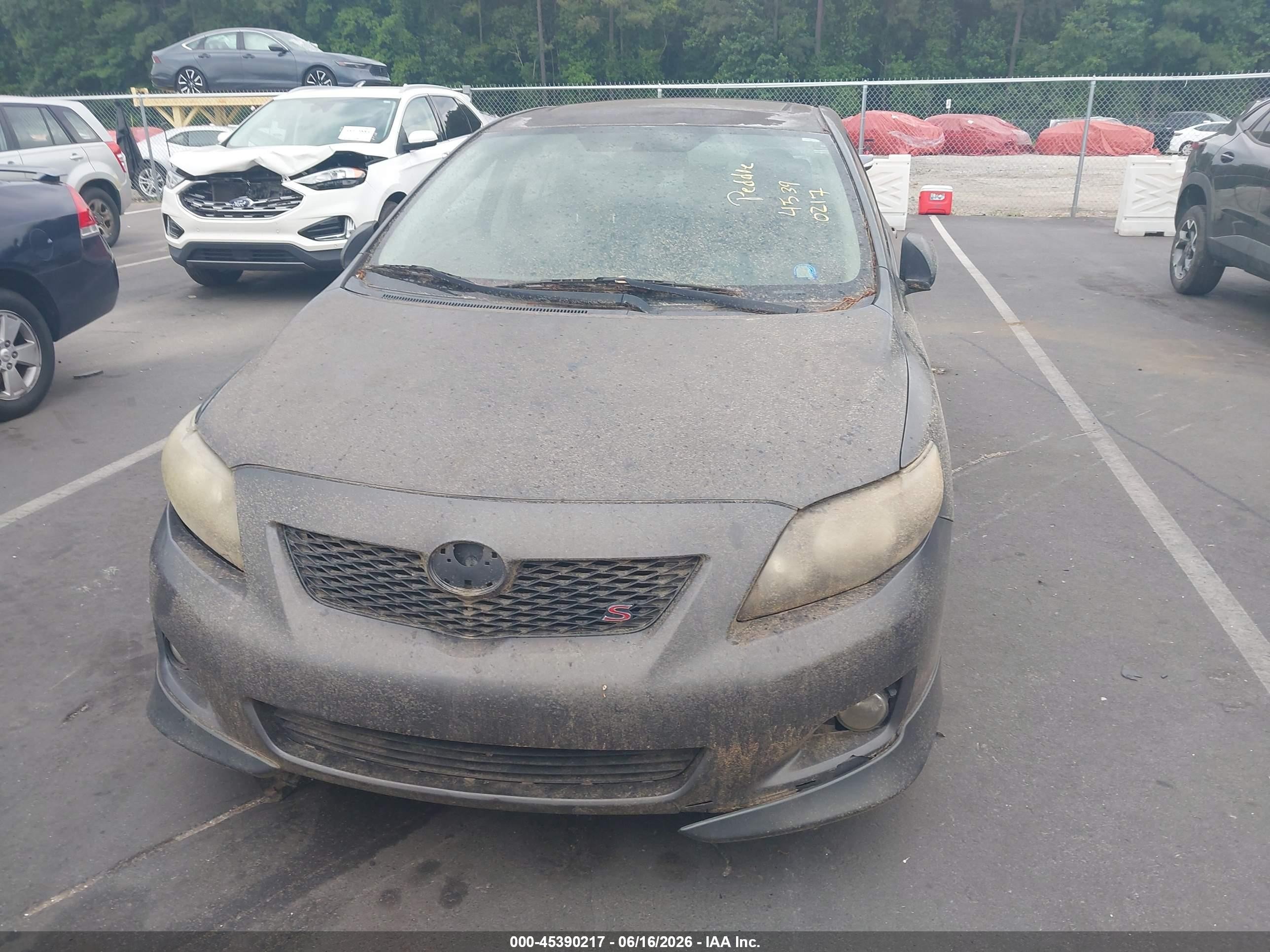 2010 Toyota Corolla S Gray vin: 1NXBU4EE6AZ238403
