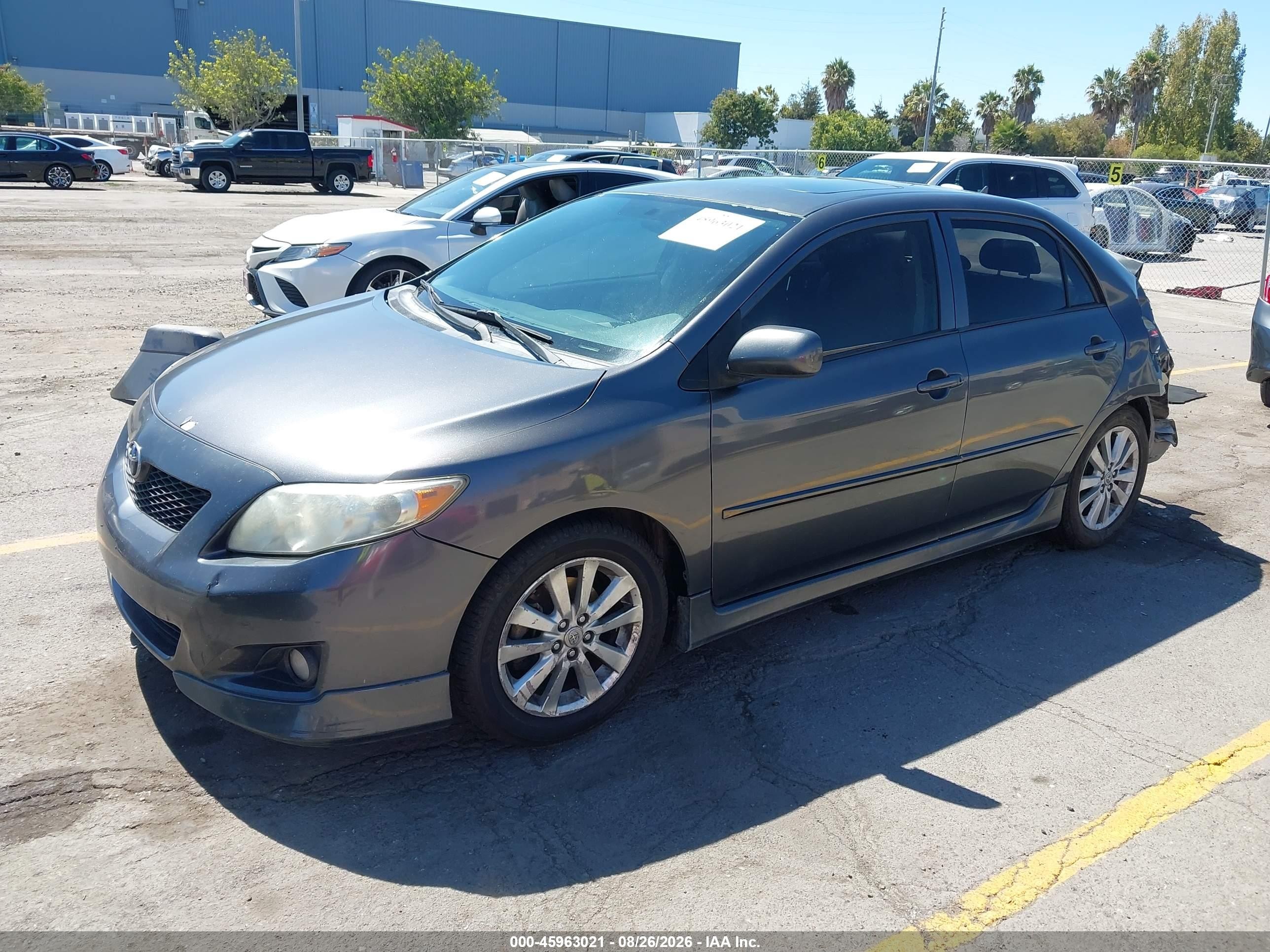 2010 Toyota Corolla S Серый vin: 1NXBU4EE6AZ248218