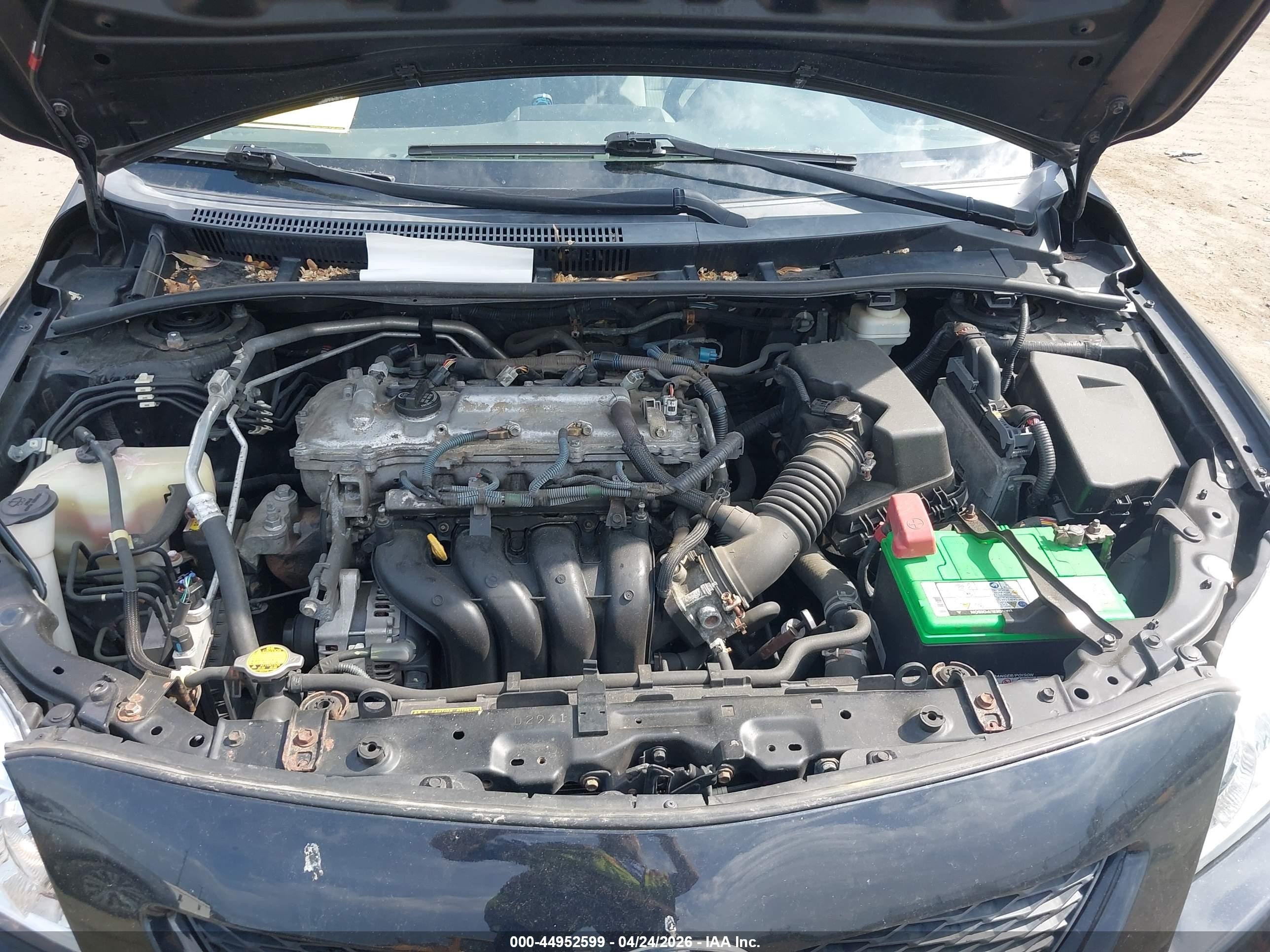 2010 Toyota Corolla Le Черный vin: 1NXBU4EE6AZ254231