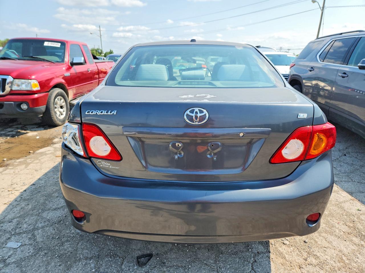 2010 Toyota Corolla Le Gray vin: 1NXBU4EE6AZ267447