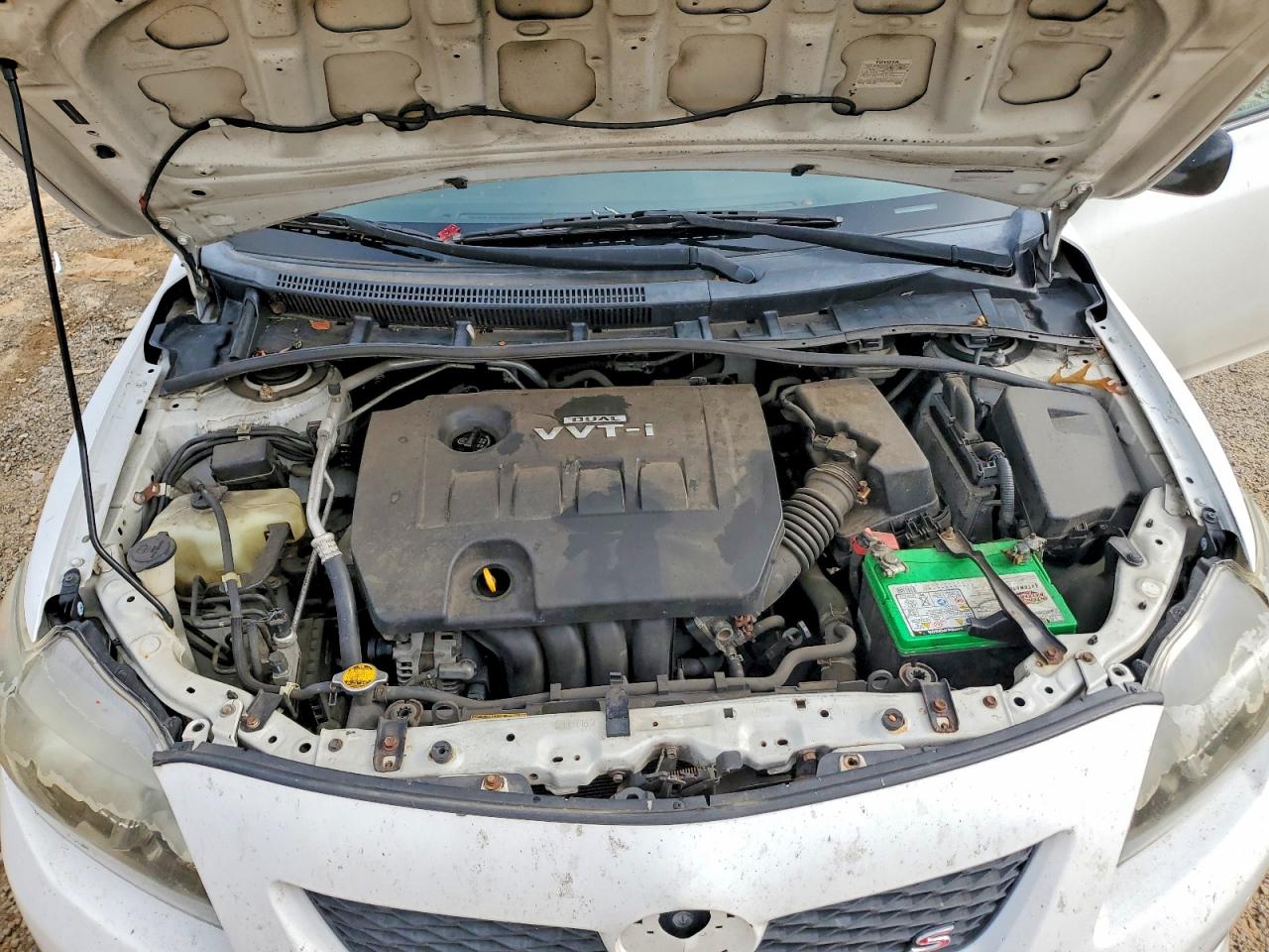 2010 Toyota Corolla S White vin: 1NXBU4EE6AZ271367