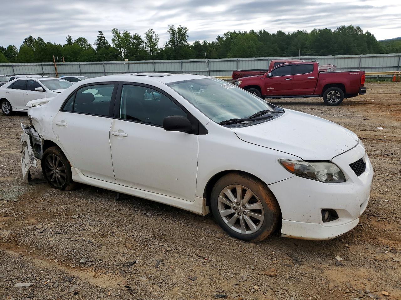 2010 Toyota Corolla S White vin: 1NXBU4EE6AZ271367