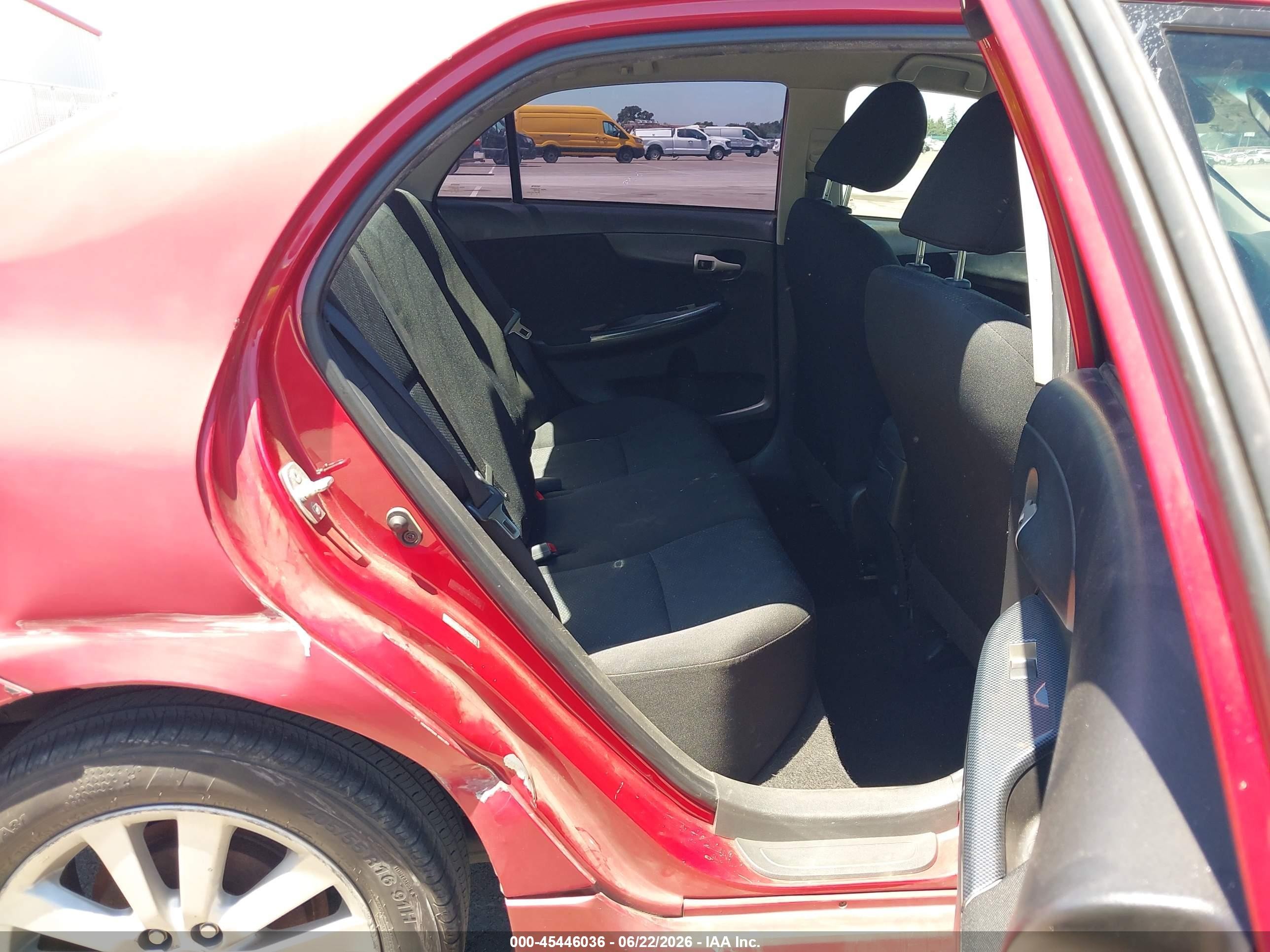 2010 Toyota Corolla S Red vin: 1NXBU4EE6AZ301211