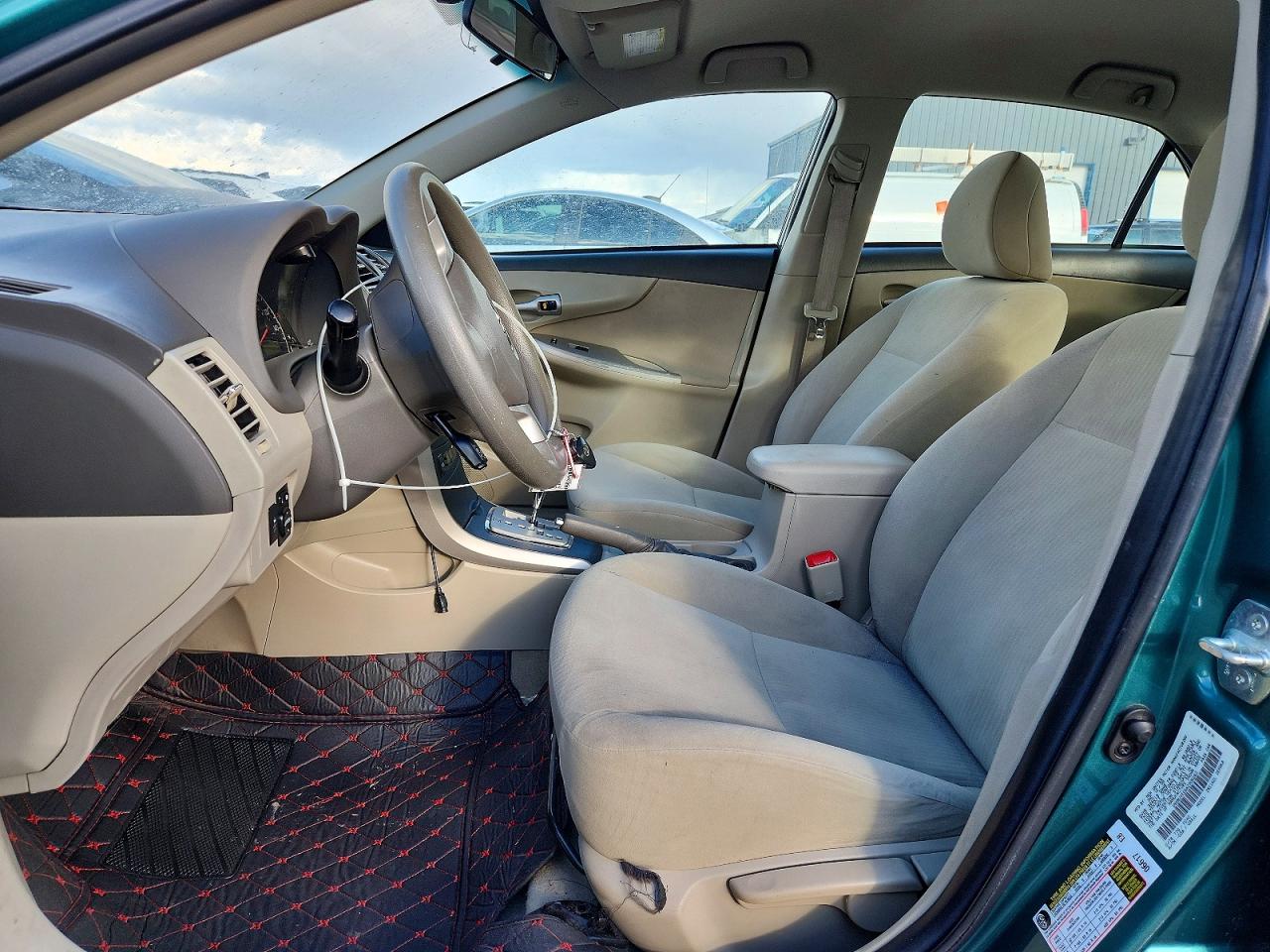 2010 Toyota Corolla Le Teal vin: 1NXBU4EE6AZ306263