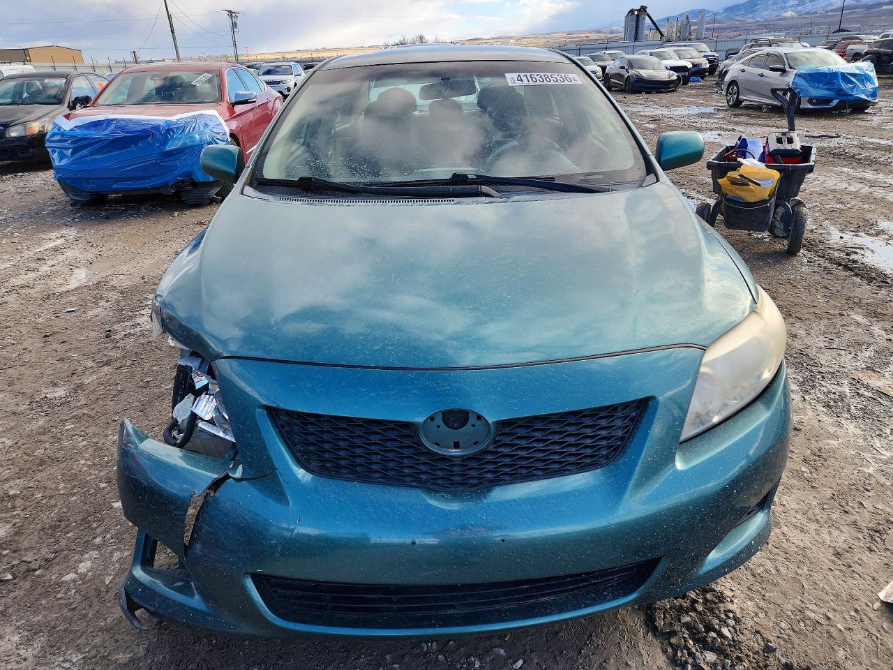 2010 Toyota Corolla Le Teal vin: 1NXBU4EE6AZ306263