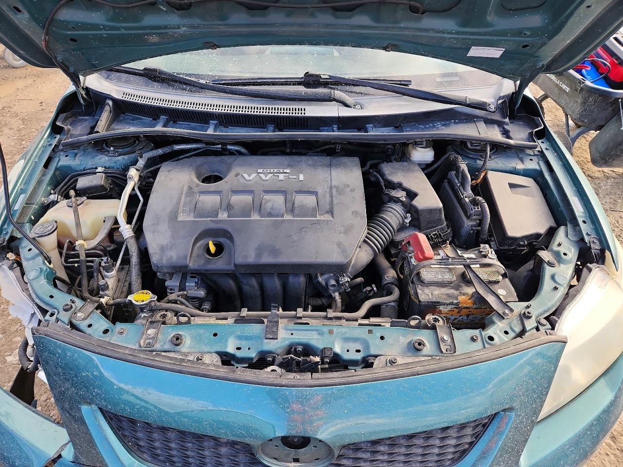 2010 Toyota Corolla Le Teal vin: 1NXBU4EE6AZ306263