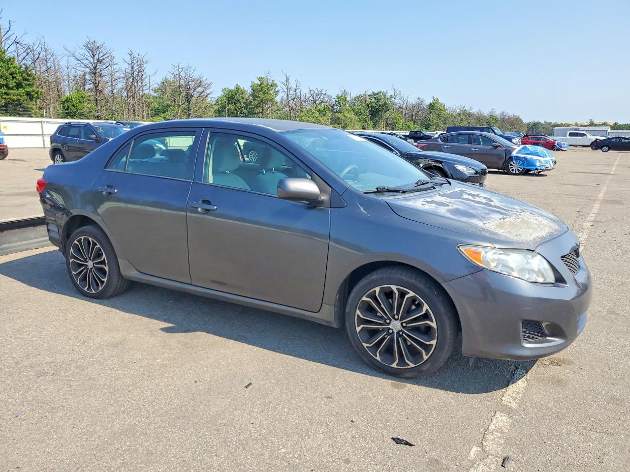 2010 Toyota Corolla Le Gray vin: 1NXBU4EE6AZ321393